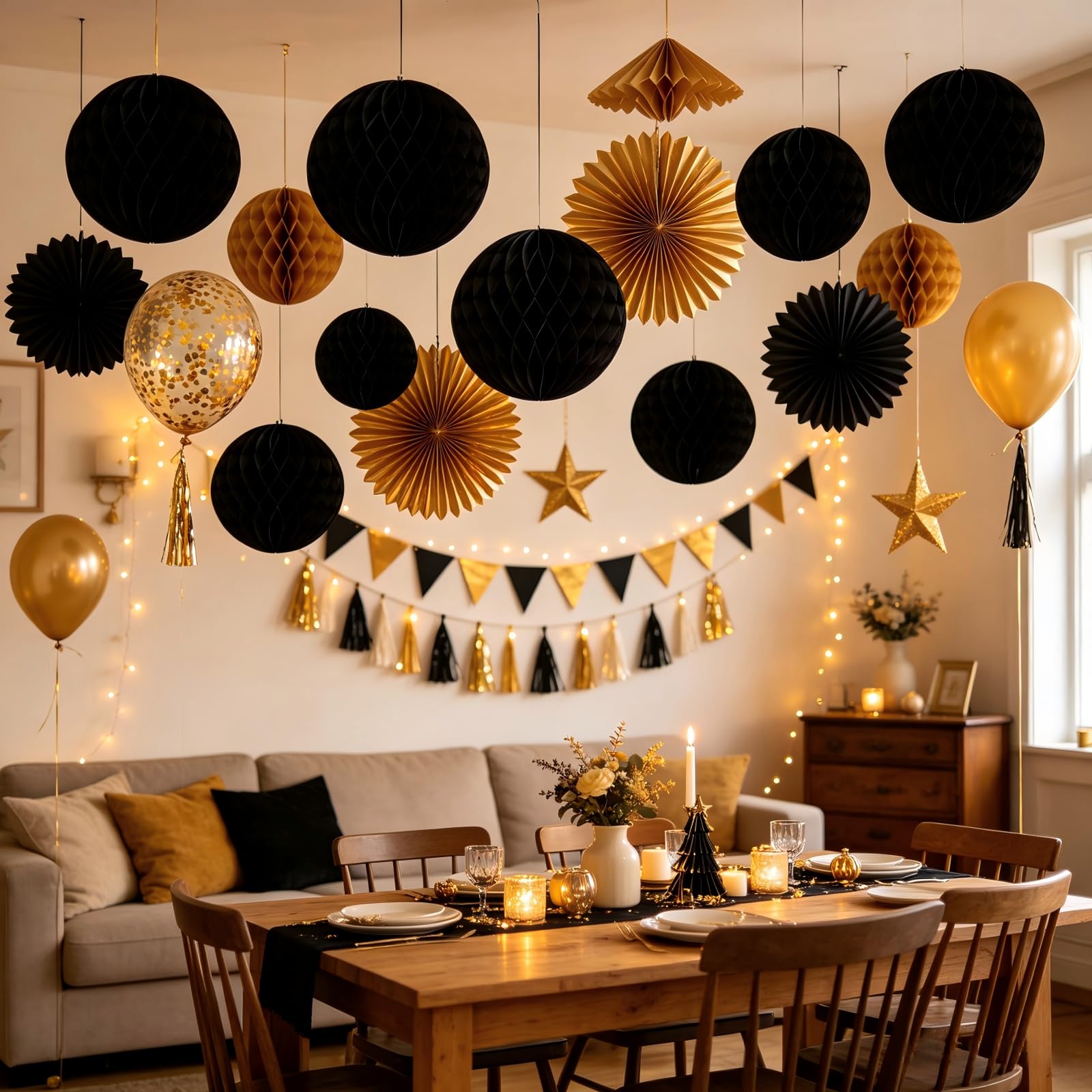 ZOOYOO Honeycomb Balls Decorations