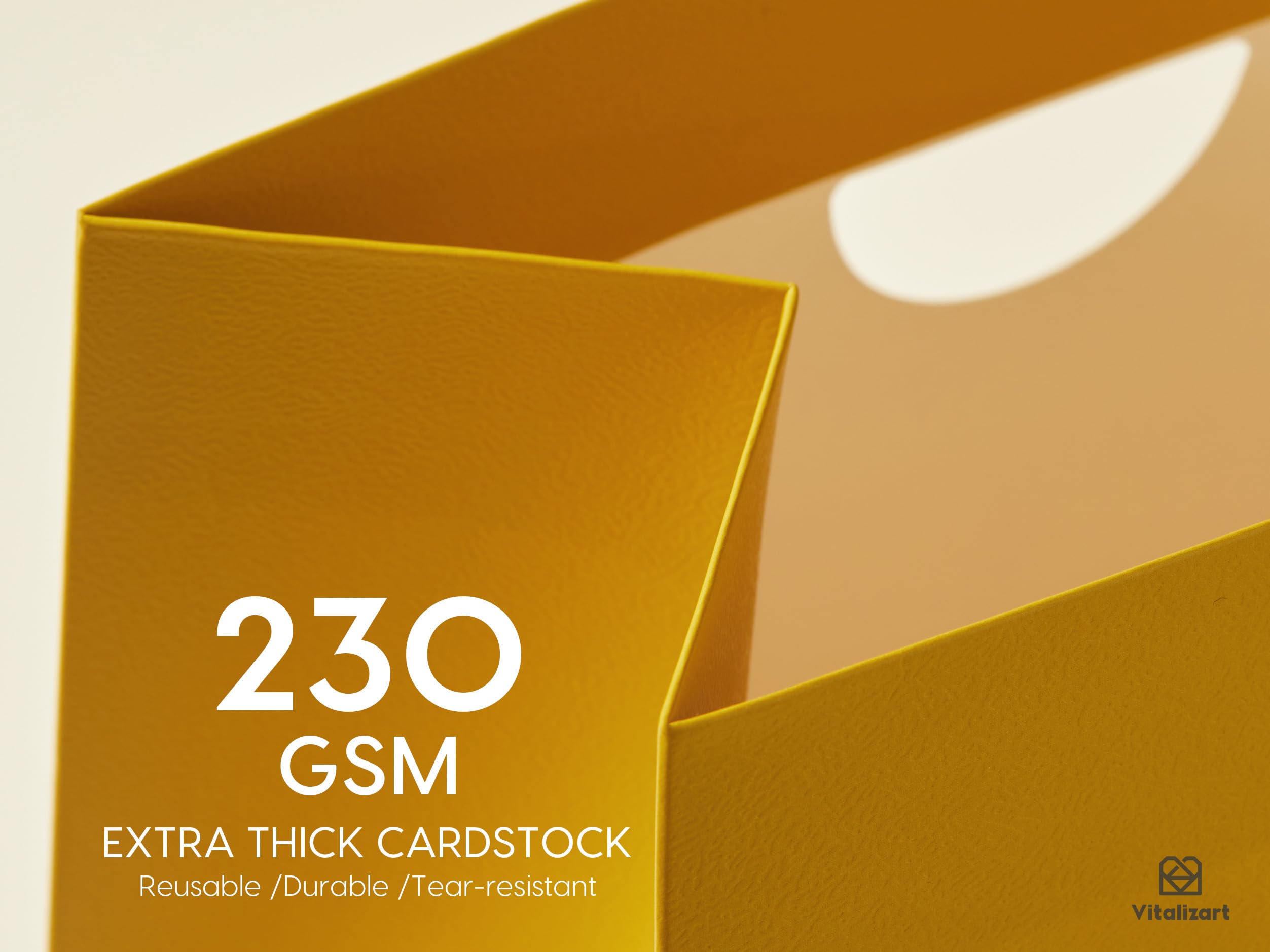 Vertical Paper Gift Bags with Ribbon Handles