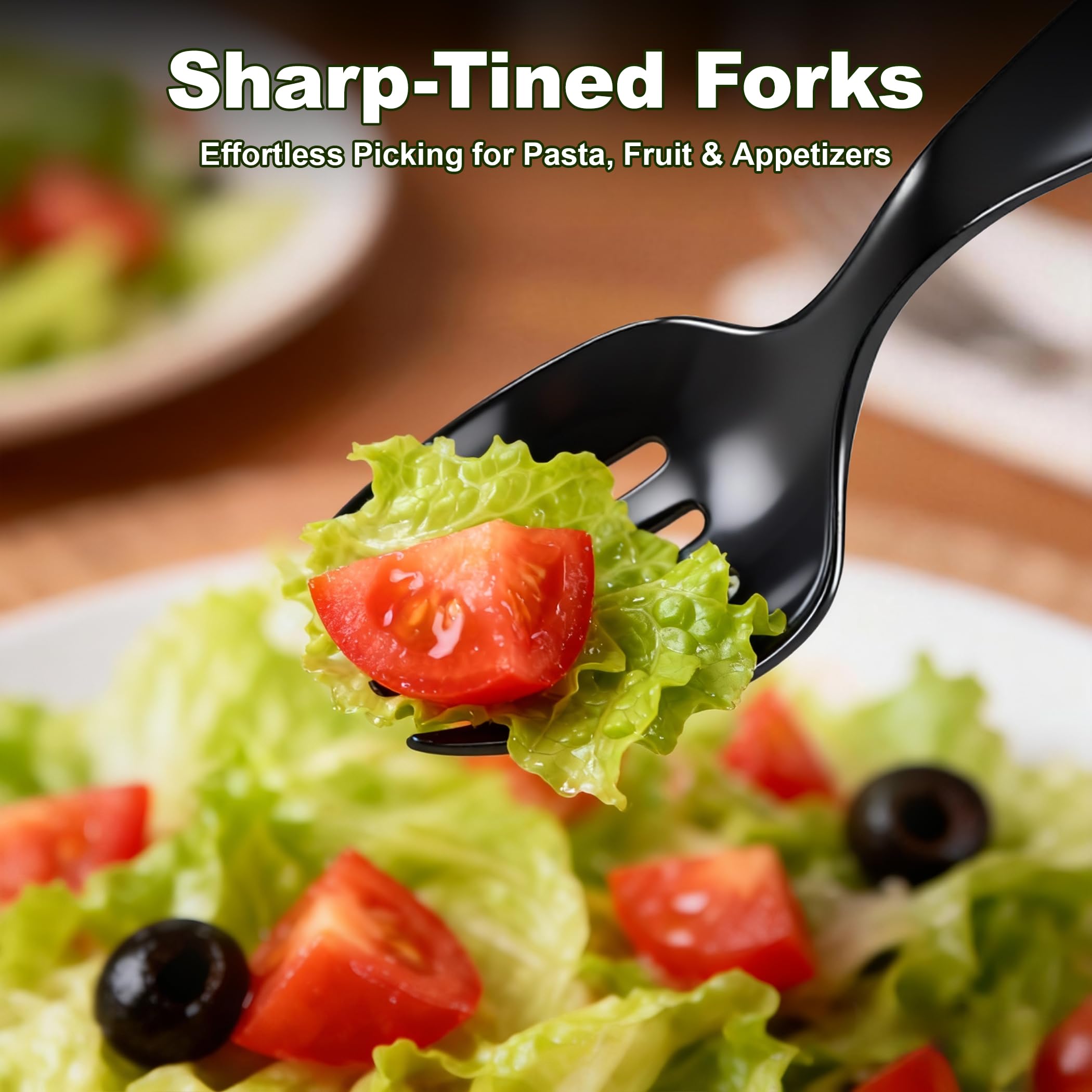 Heavy-Duty Disposable Serving Utensil Set for Buffets