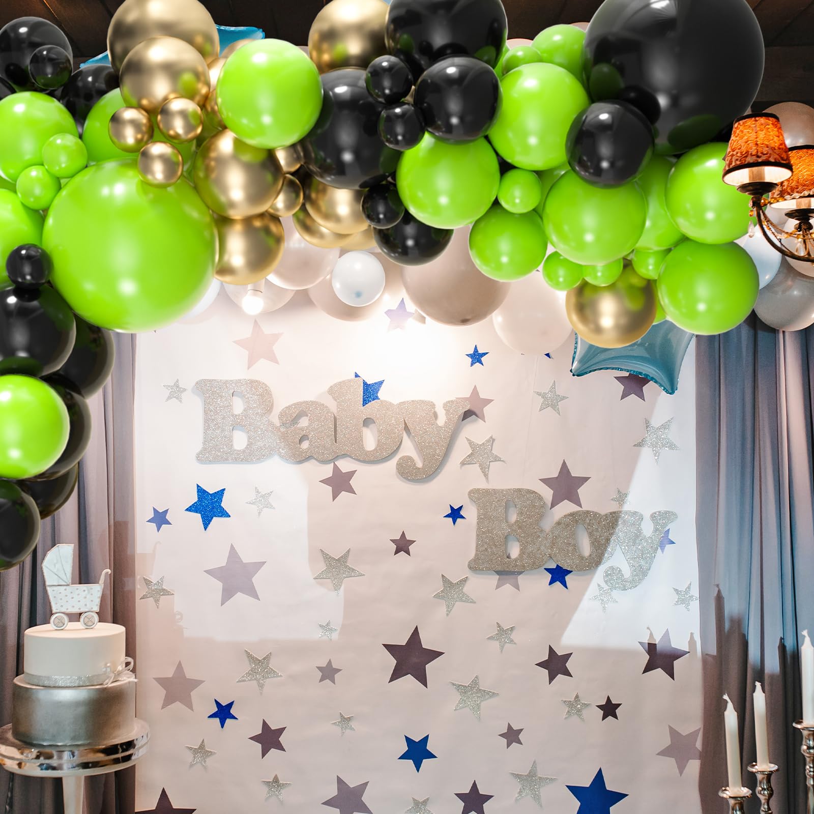 50pcs Balloons, 12inch Helium Quality Black Latex Balloons for Birthday Wedding Graduation