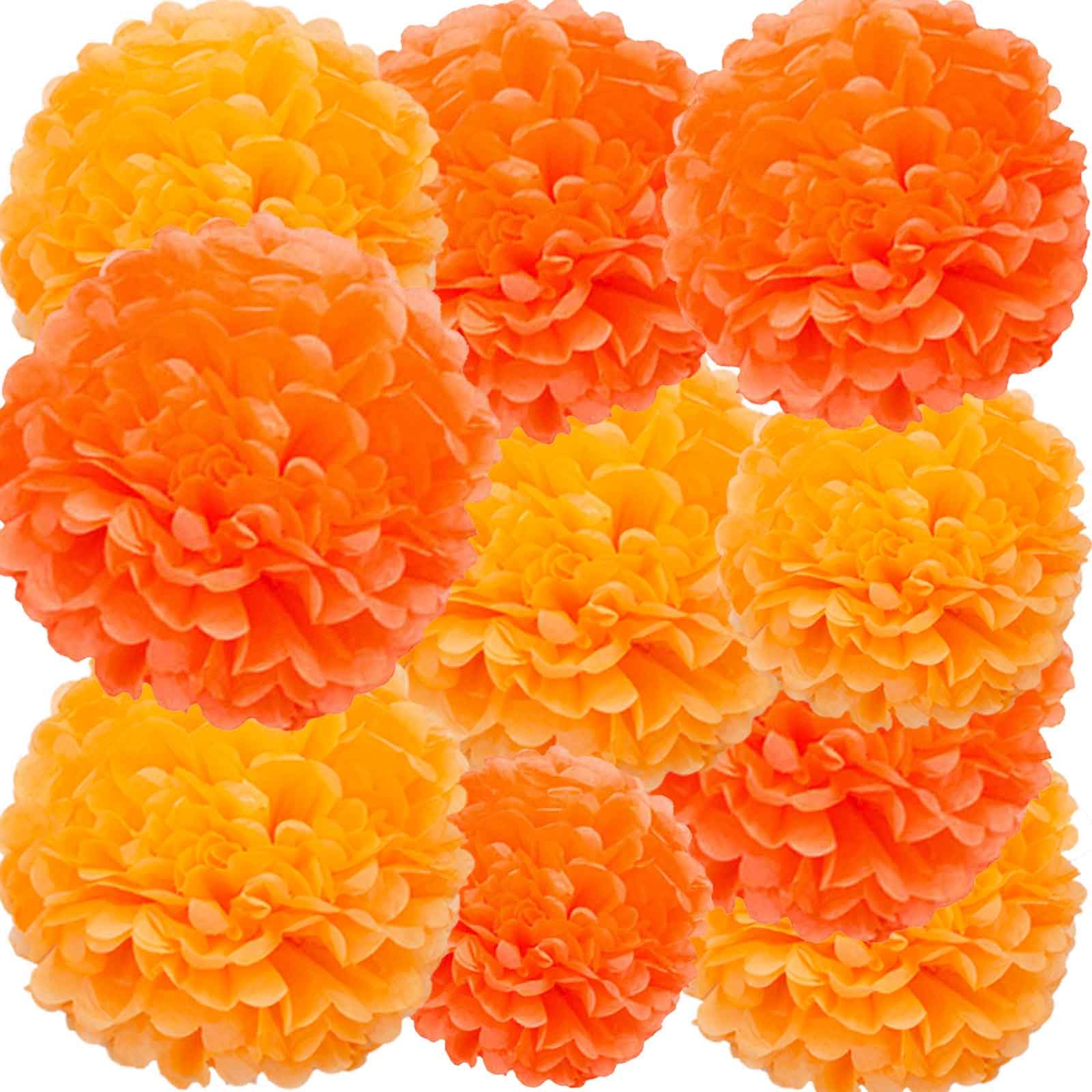 Hanging Tissue Paper Pom Pom Decorations for Parties