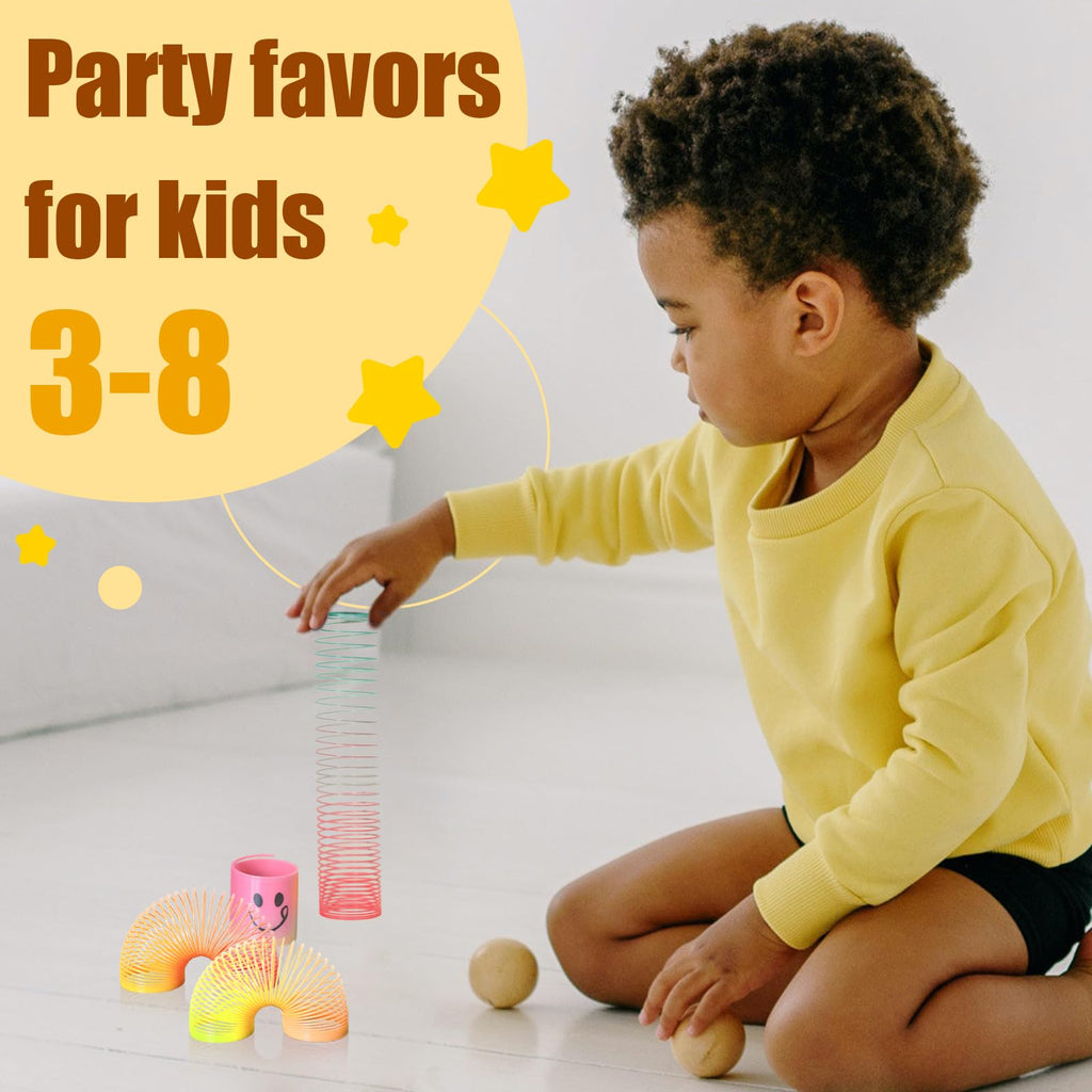 Colorful Mini Spring Toy Party Favor Pack for Kids