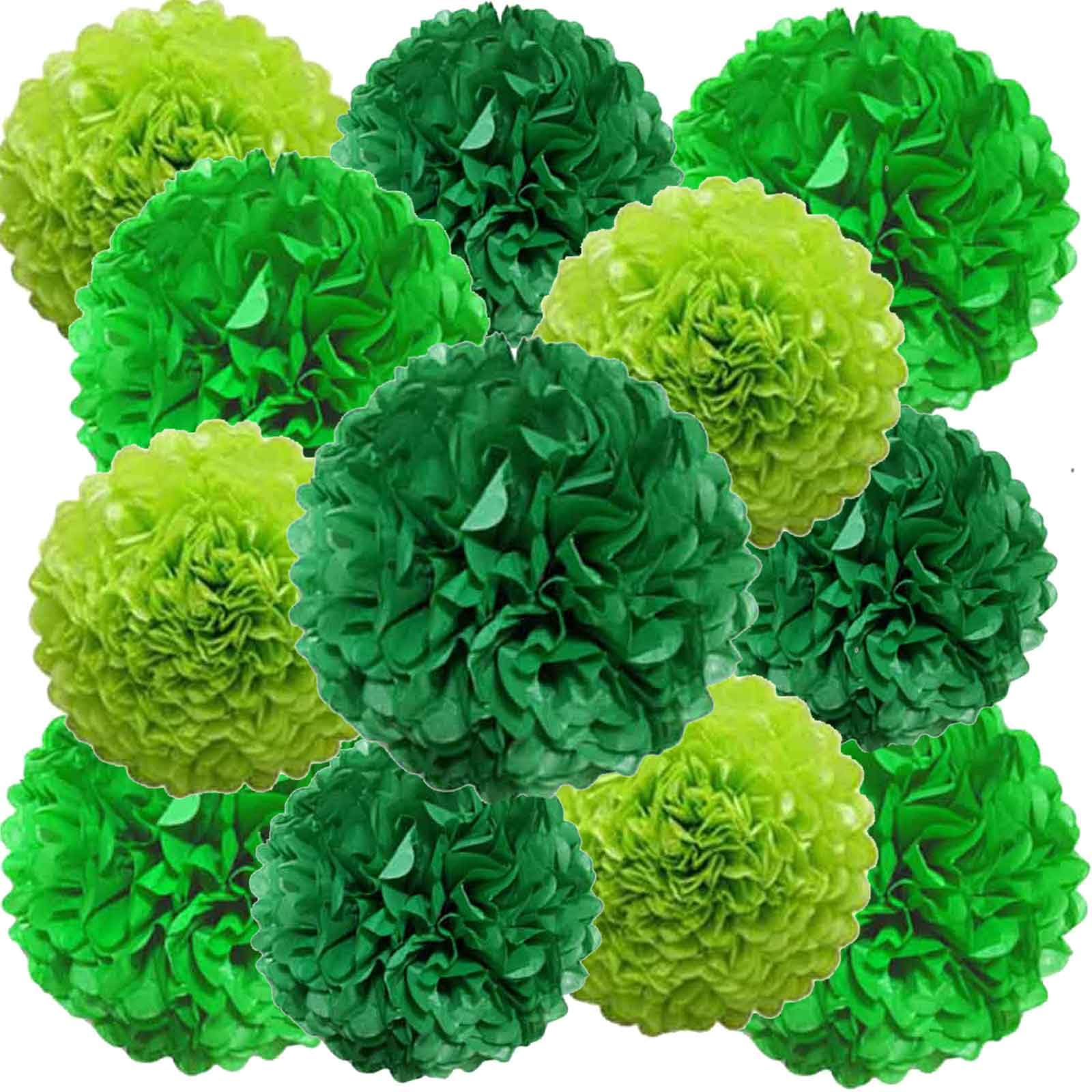 Hanging Tissue Paper Pom Pom Decorations for Parties