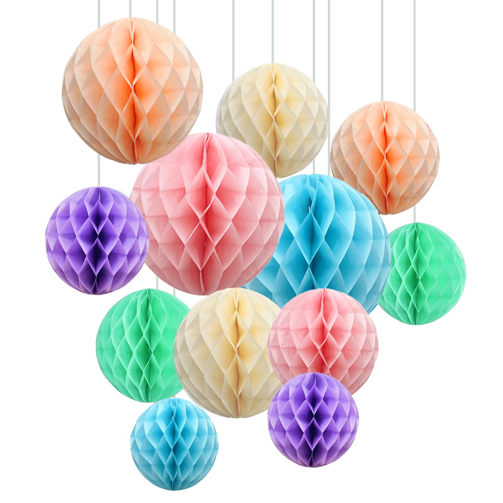 Honeycomb Ball Hanging Decorations for Parties & Events
