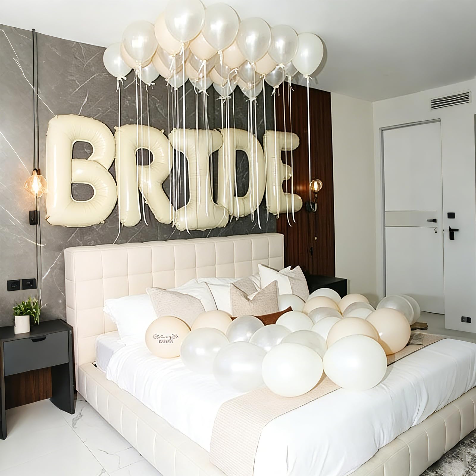 Huge Rose Gold Champagne Balloons