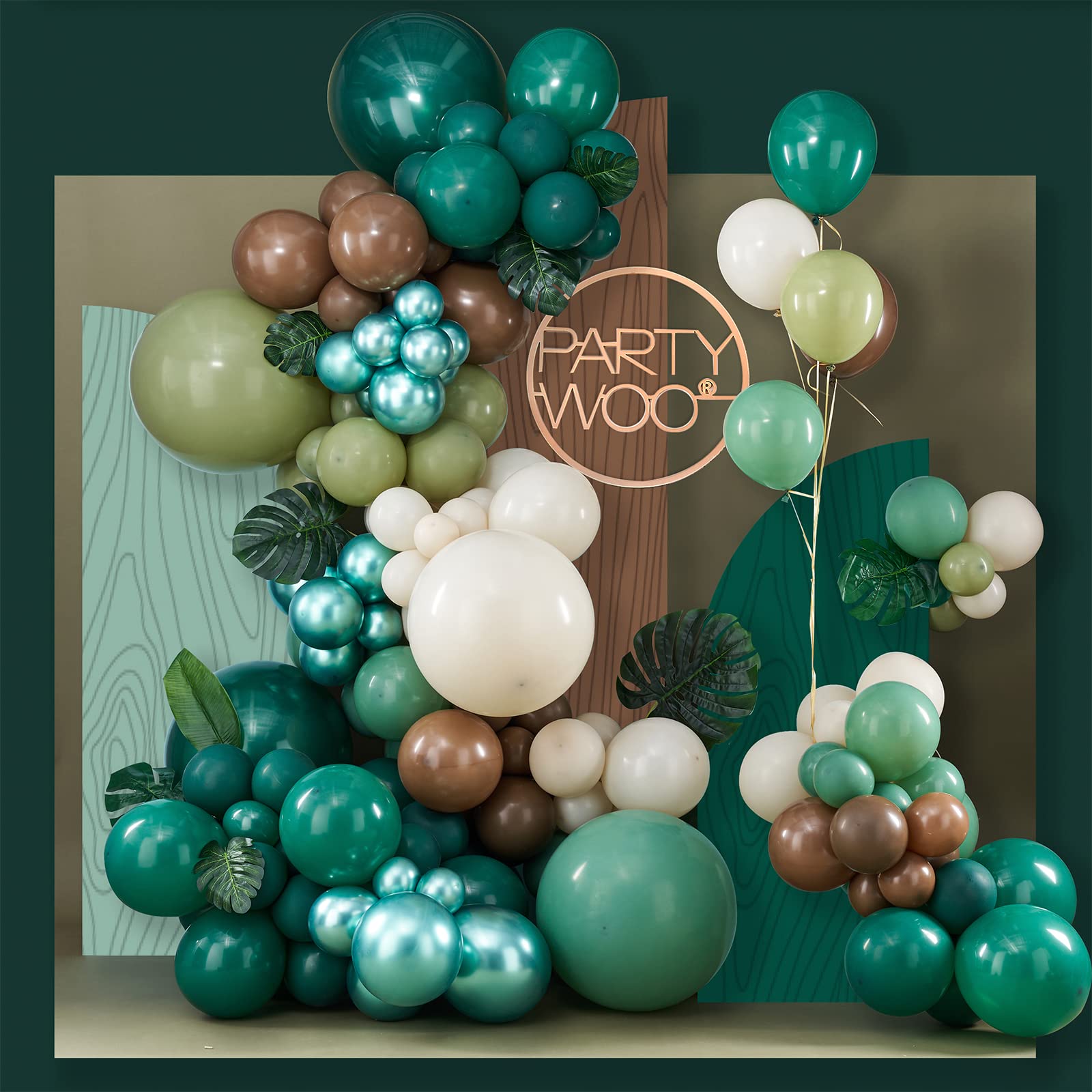142-Piece Assorted Balloon Garland Kit for Parties