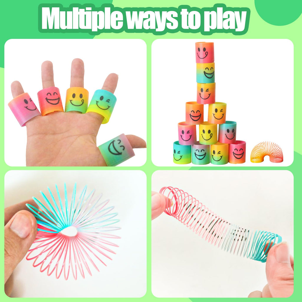 Colorful Mini Spring Toy Party Favor Pack for Kids