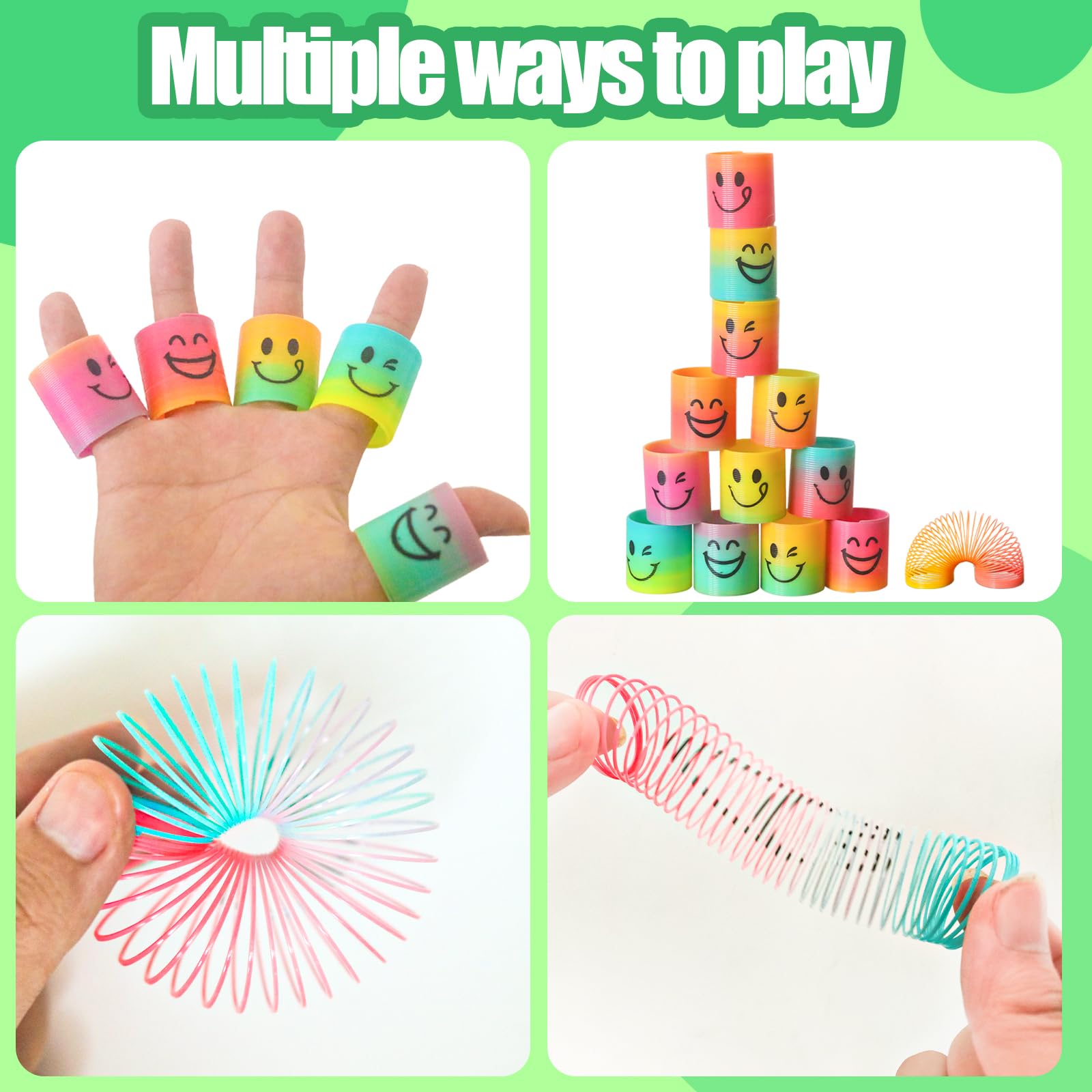 Colorful Mini Spring Toy Party Favor Pack for Kids