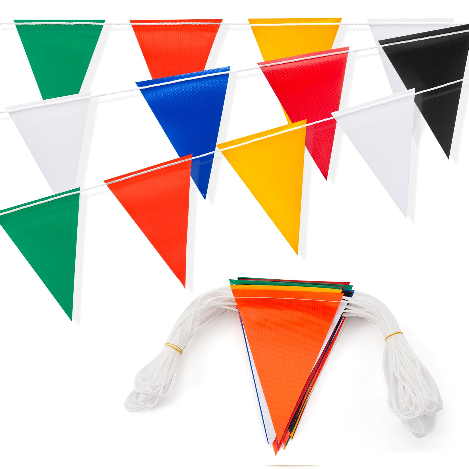 Bright Pennant Flag Banner for Parties & Event Decor