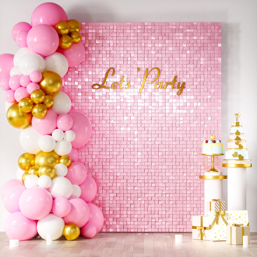Square Sequin Shimmer Photo Backdrop for Parties & Events