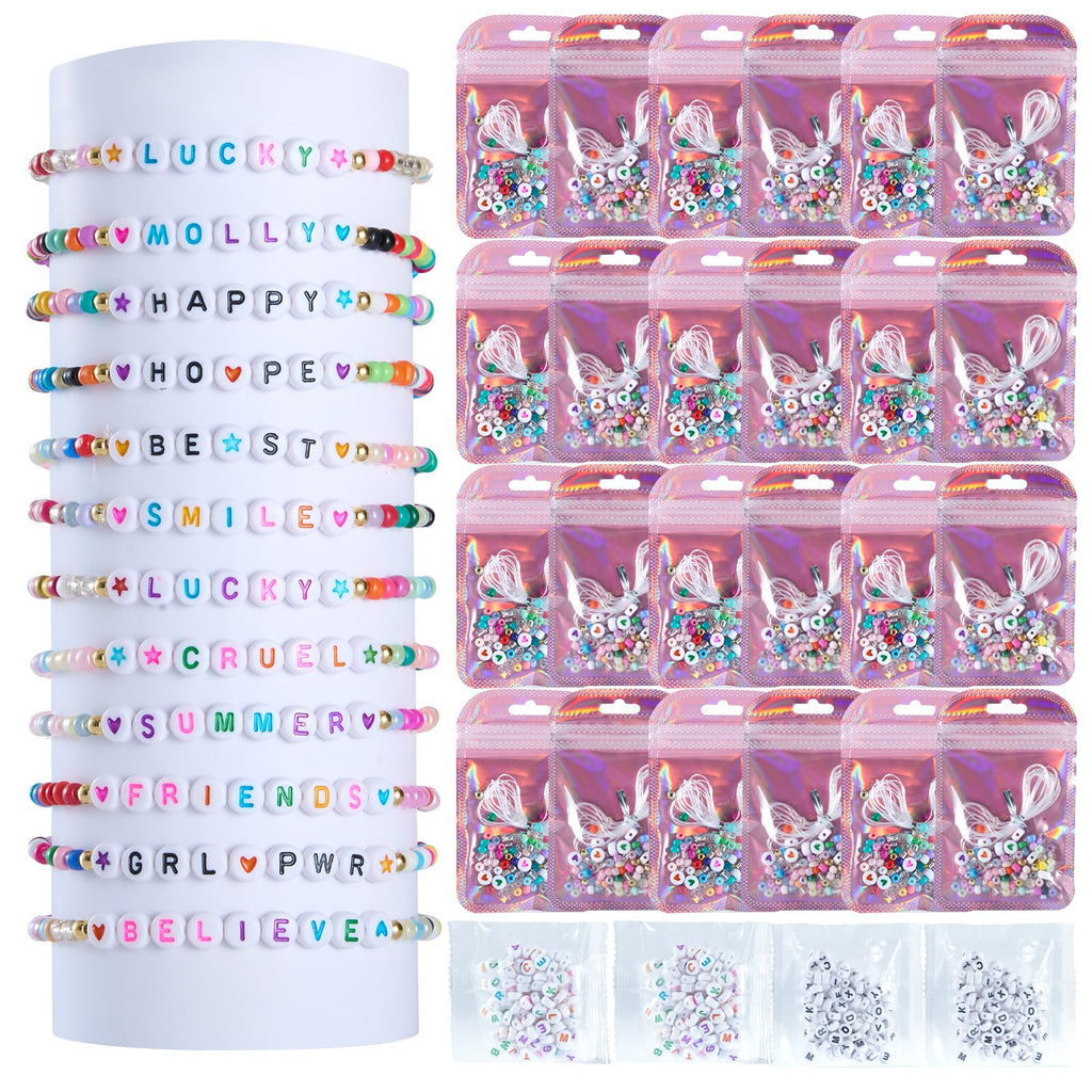 24-Set Friendship Bracelet Making Bead Craft Kit