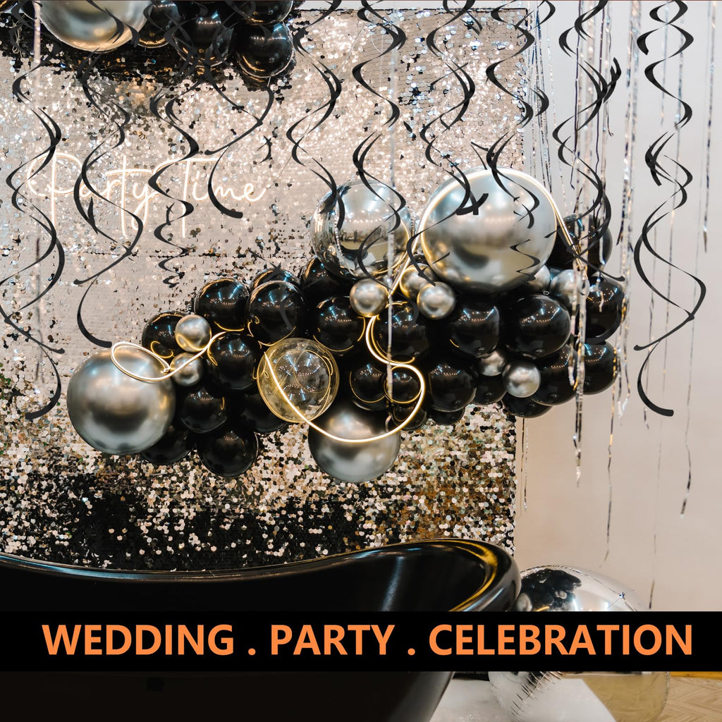 Hanging Swirl Decorations 30 Pcs