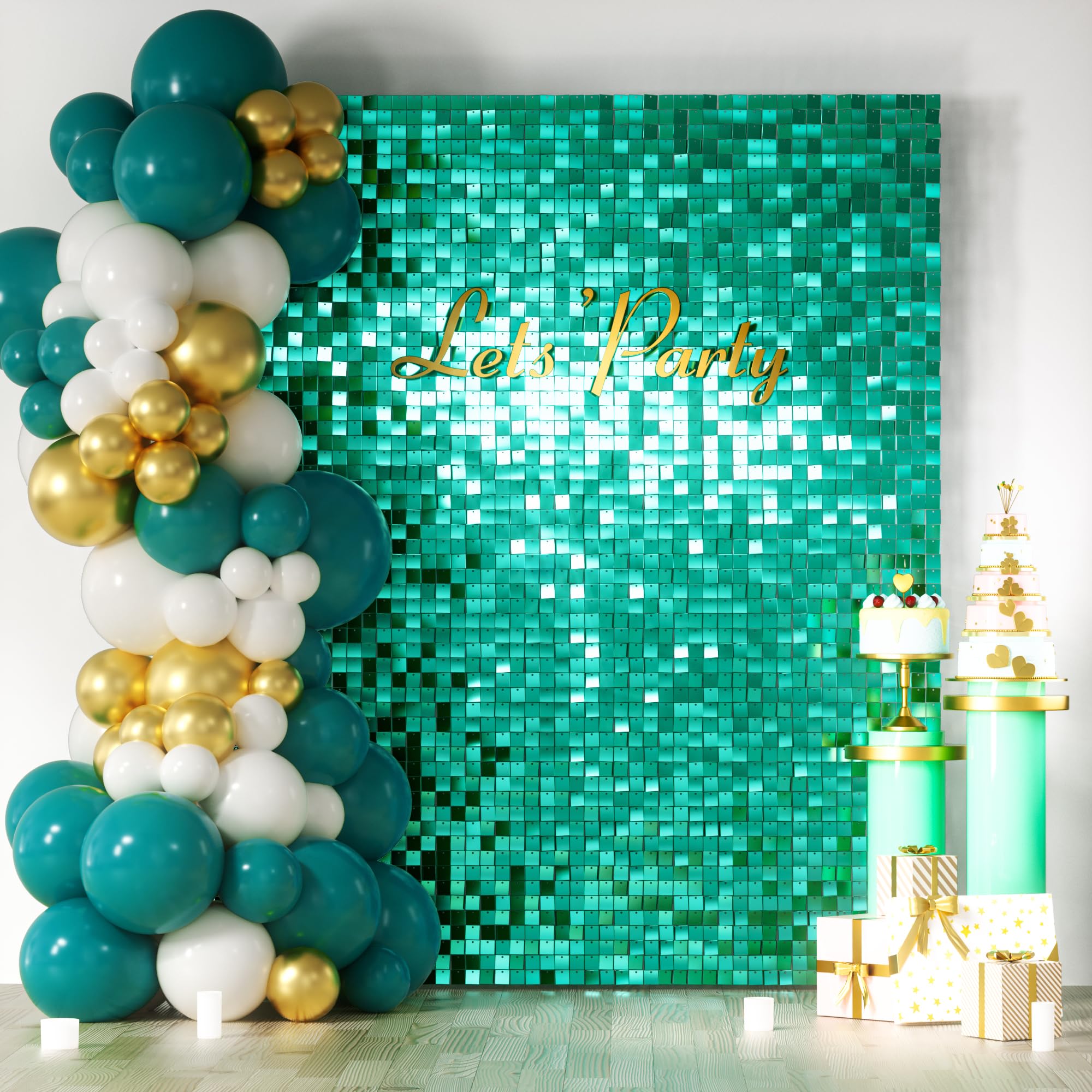 Square Sequin Shimmer Photo Backdrop for Parties & Events