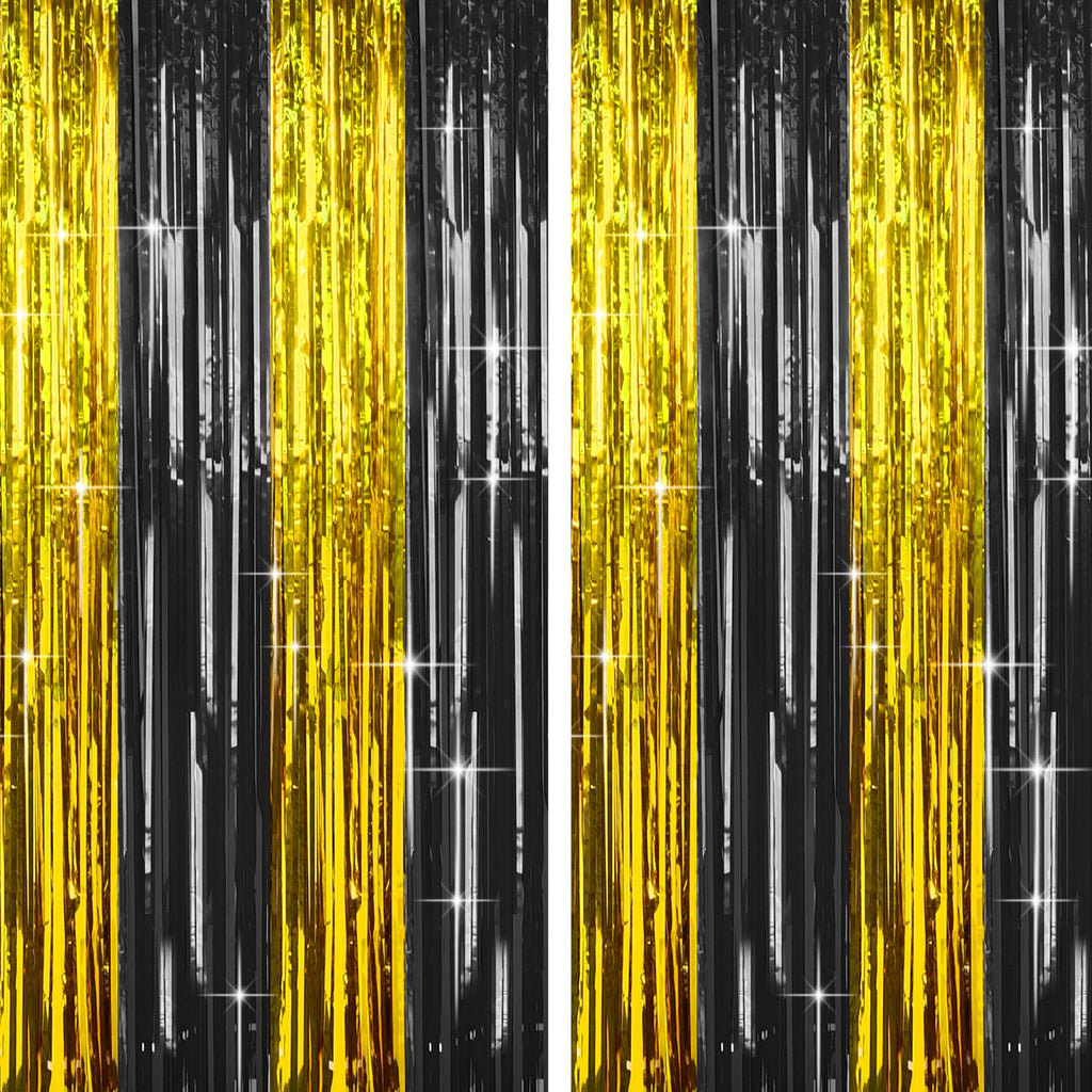 4 Packs Foil Fringe Curtain