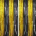 4 Packs Foil Fringe Curtain