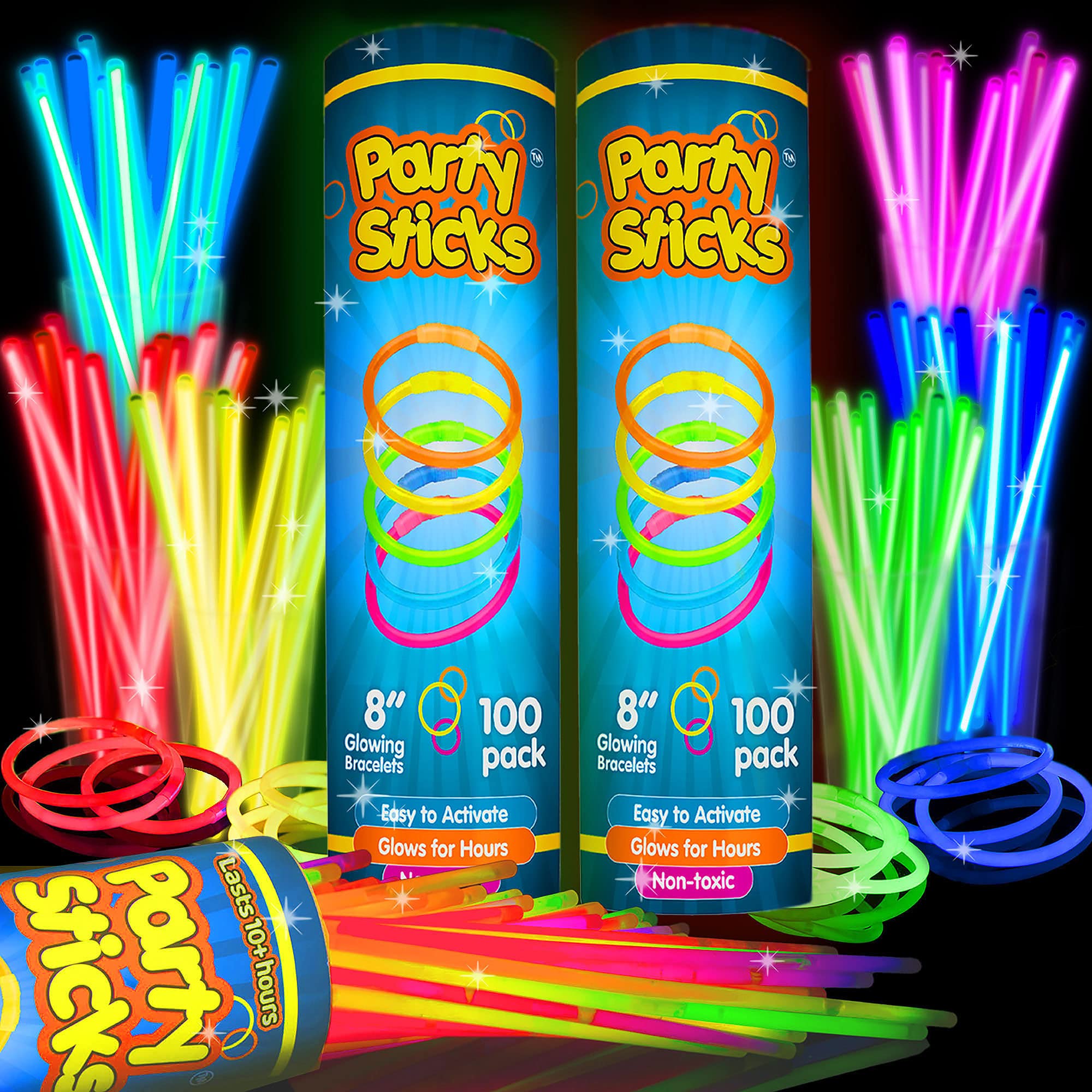 Glow Sticks, Necklaces & Bracelets Party Favor Set