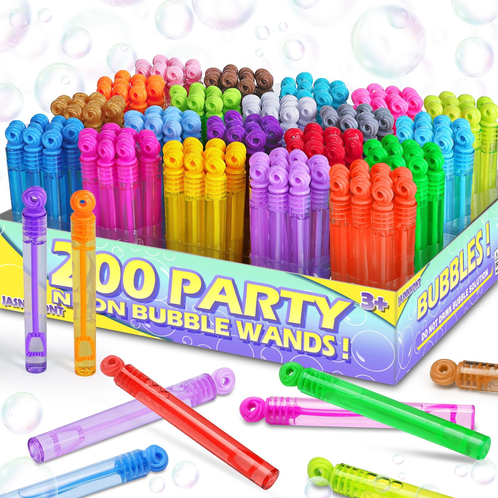 Mini Bubble Wand Party Favor Assortment for Kids