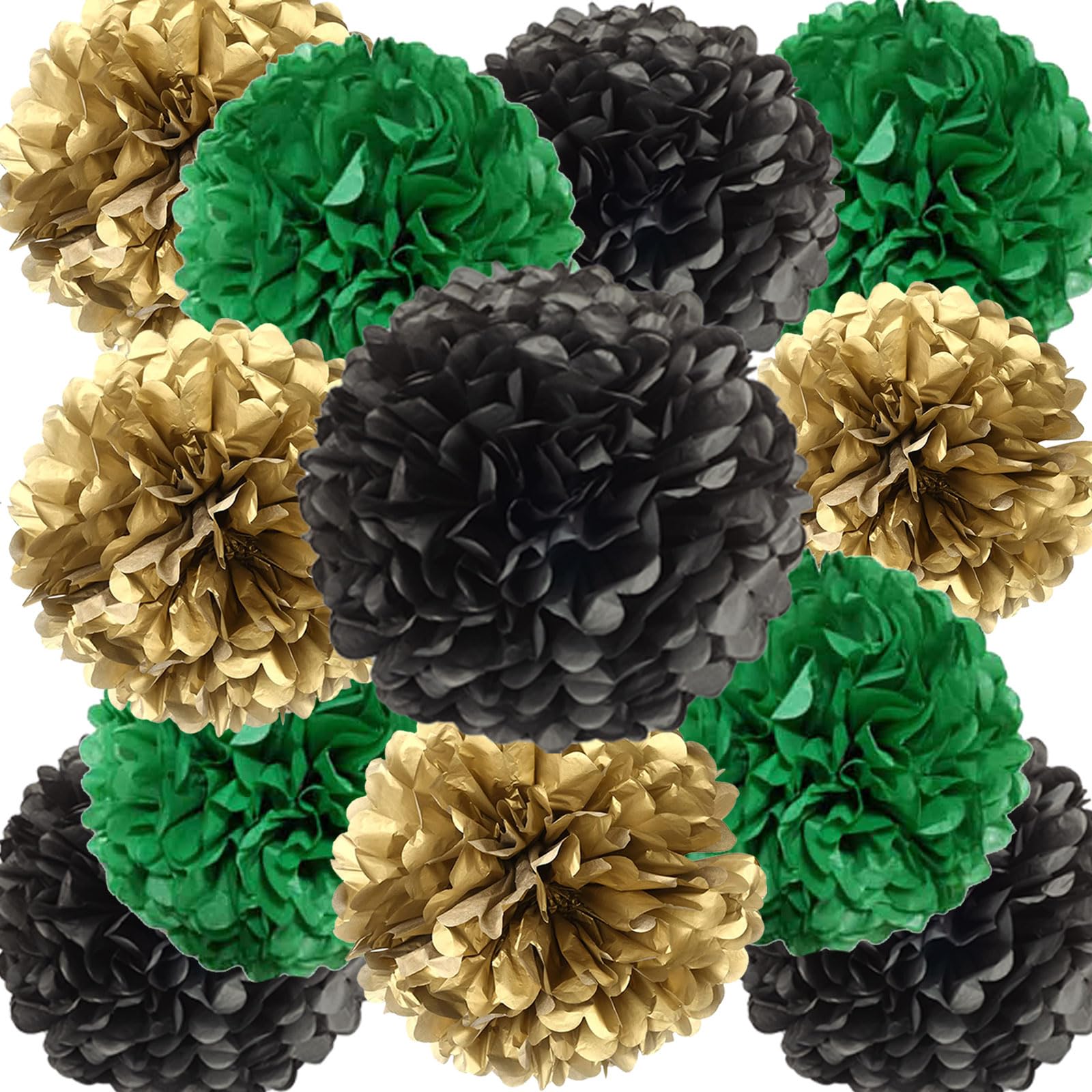 Hanging Tissue Paper Pom Pom Decorations for Parties