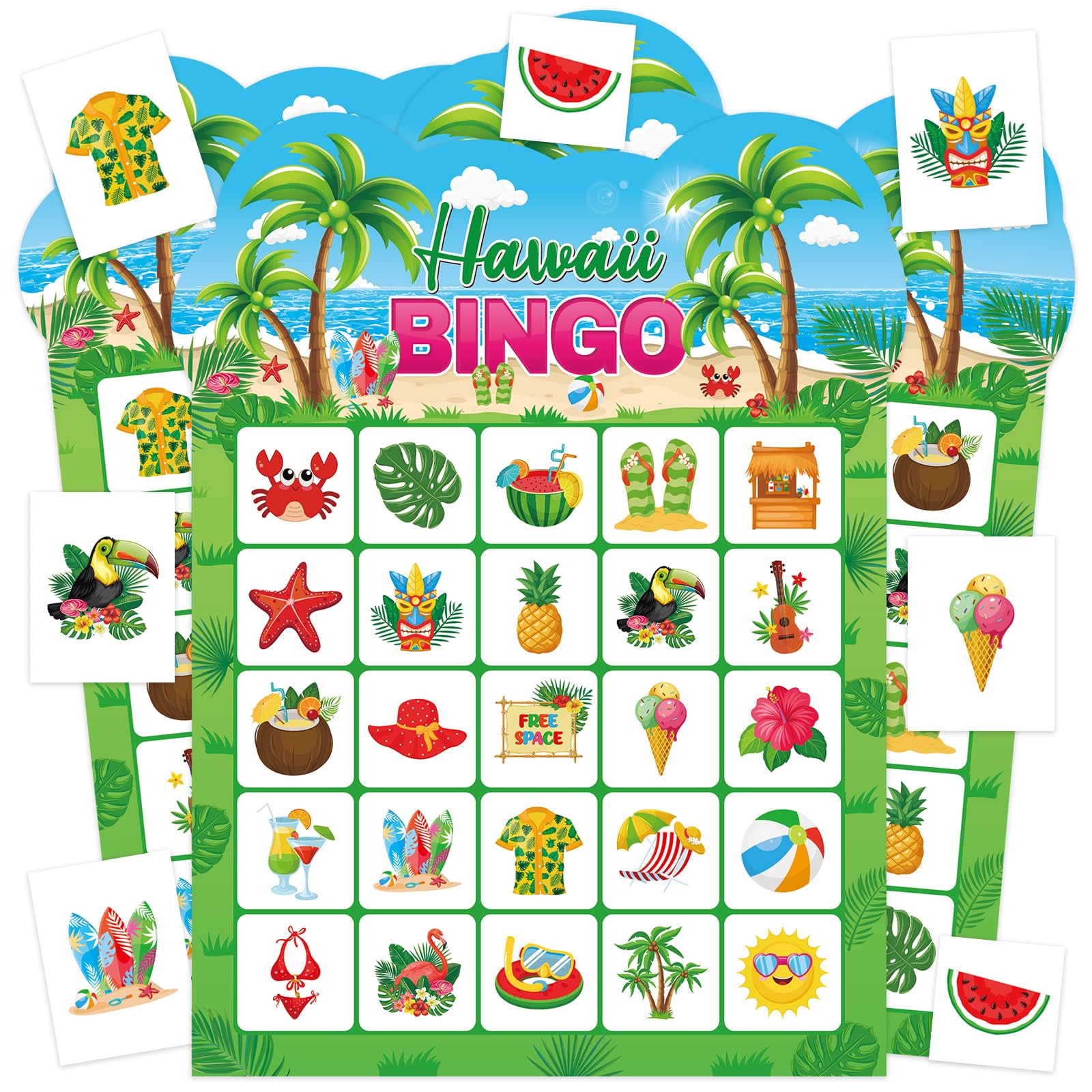 24-Player Easter Bingo Card Game for Family Parties