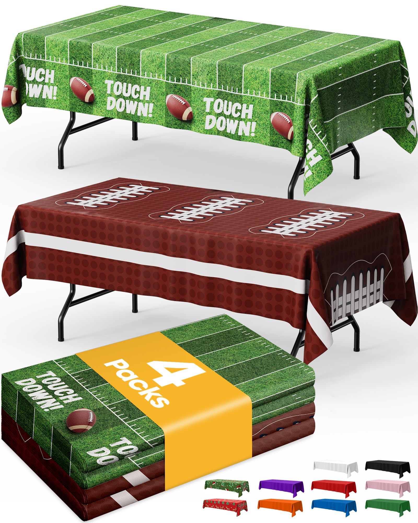 Disposable Plastic Tablecloth for Parties & Events