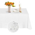 12-Pack White Paper & Plastic Rectangle Tablecloths