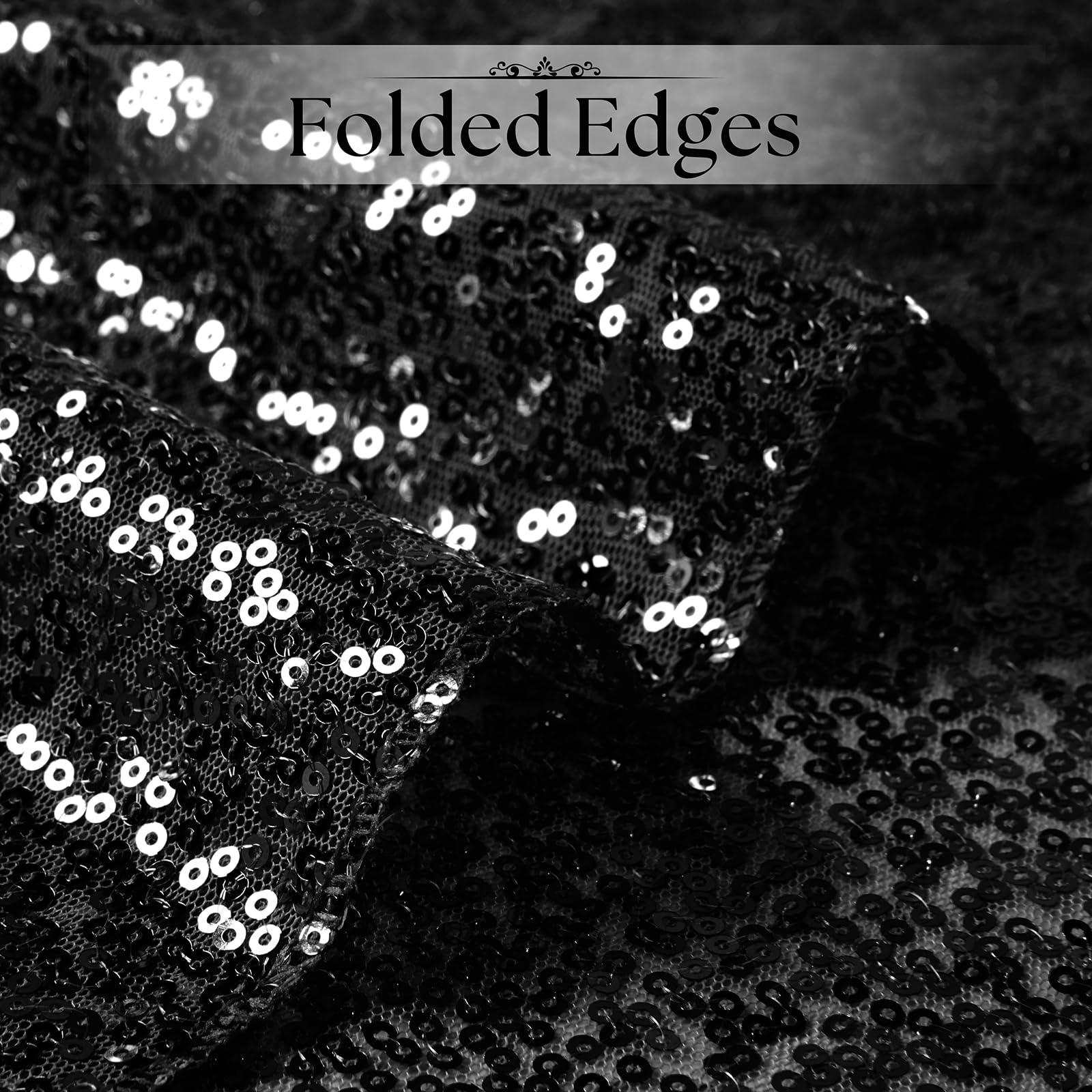 12 x 72-Inch Sequin Table Runner for Parties & Events