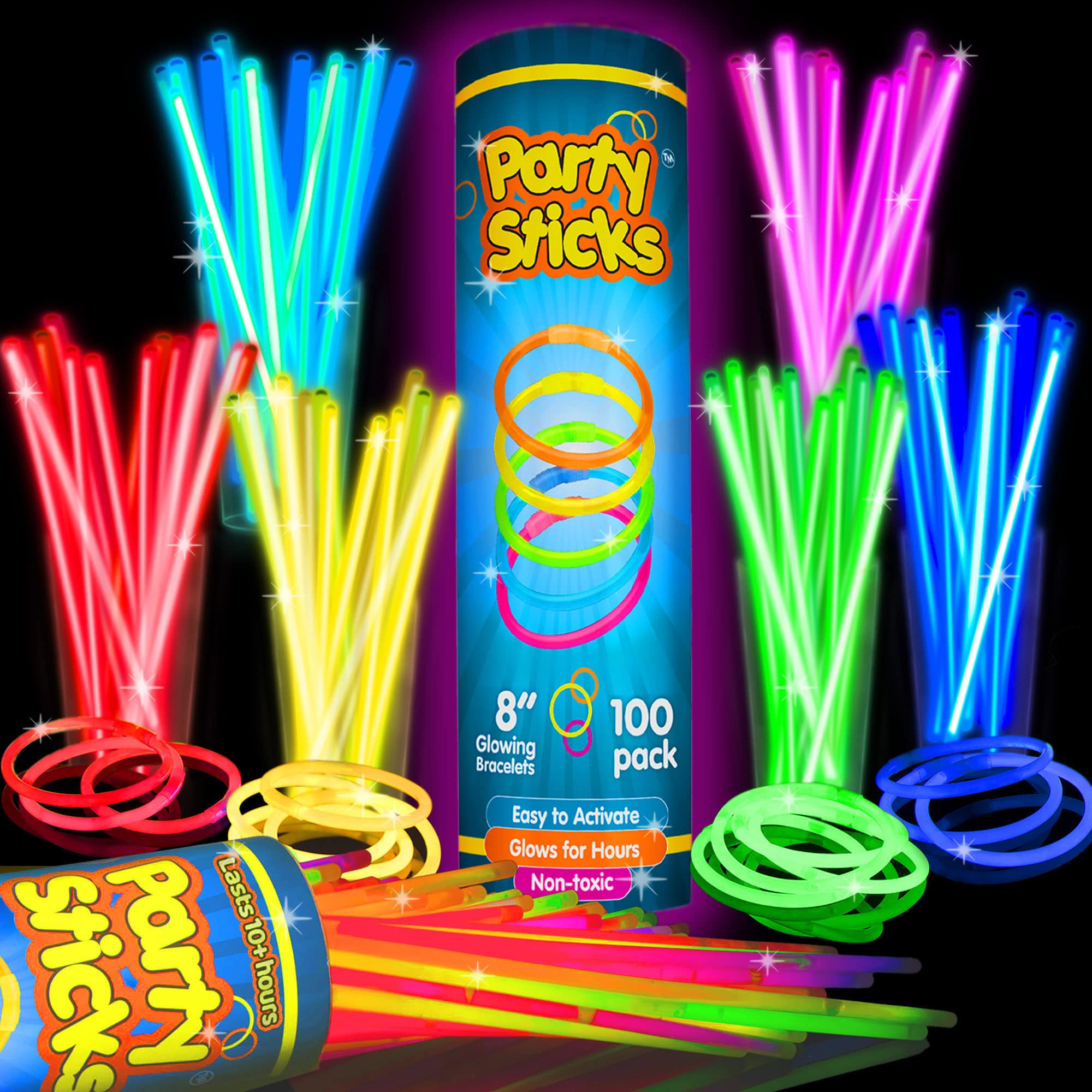 Glow Sticks, Necklaces & Bracelets Party Favor Set