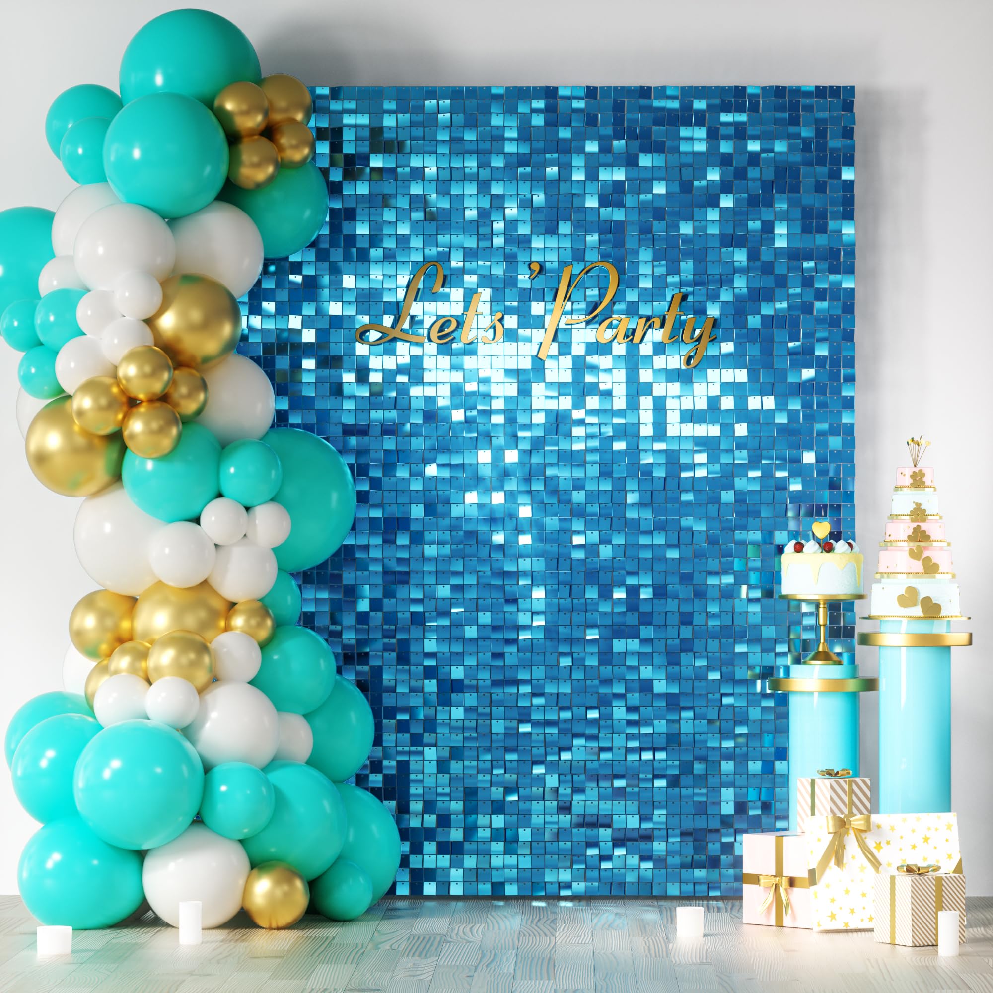 Square Sequin Shimmer Photo Backdrop for Parties & Events