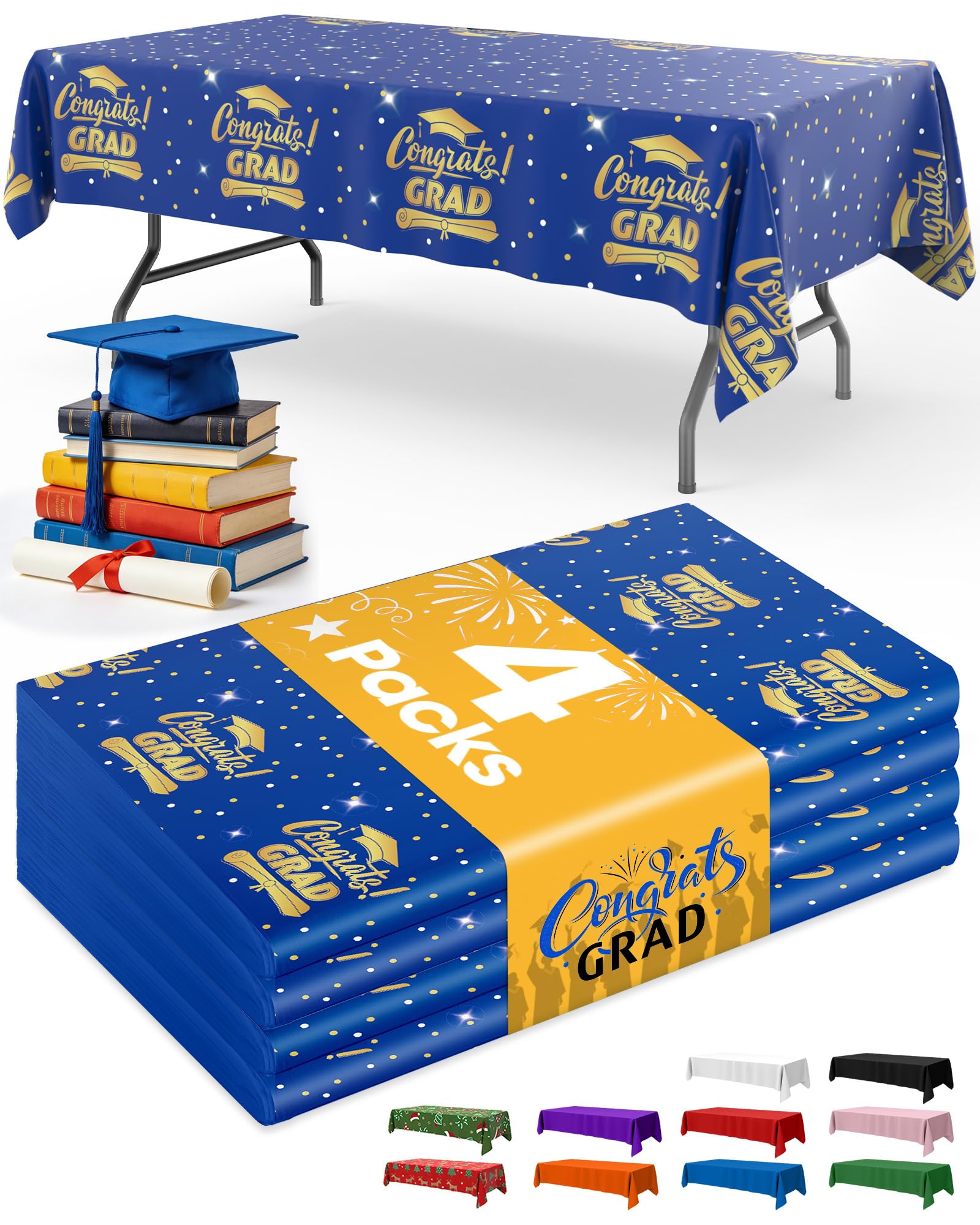 Disposable Plastic Tablecloth for Parties & Events