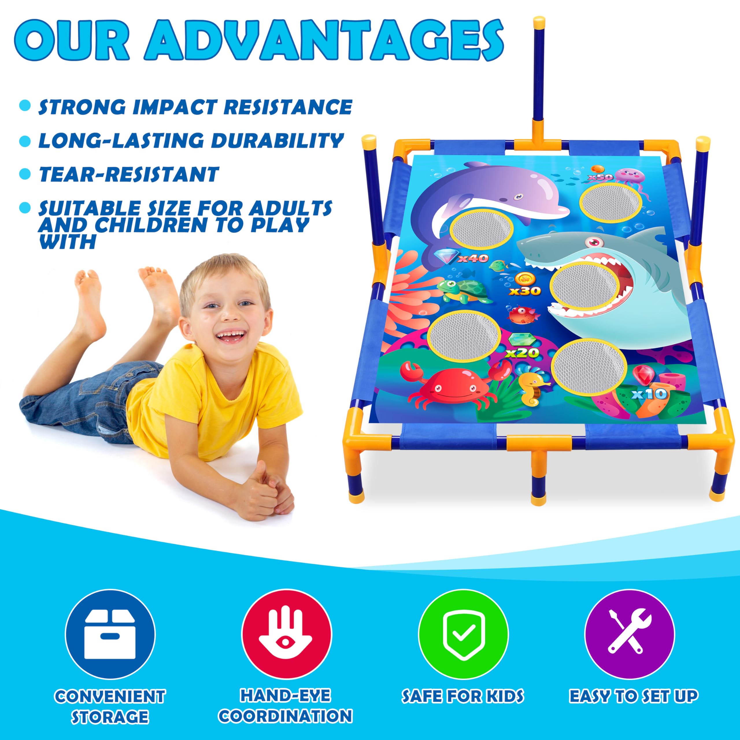 Animal Bean Bag Toss Game for Kids & Outdoor Parties