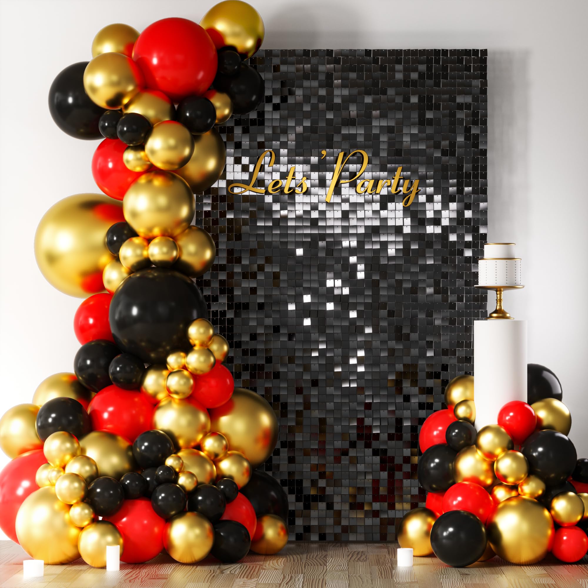 Square Sequin Shimmer Photo Backdrop for Parties & Events