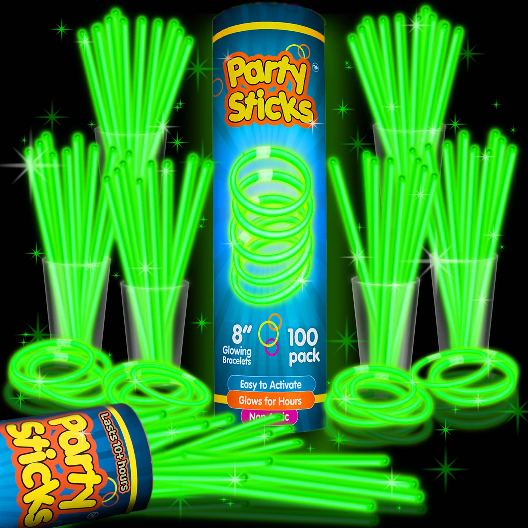 Glow Sticks, Necklaces & Bracelets Party Favor Set