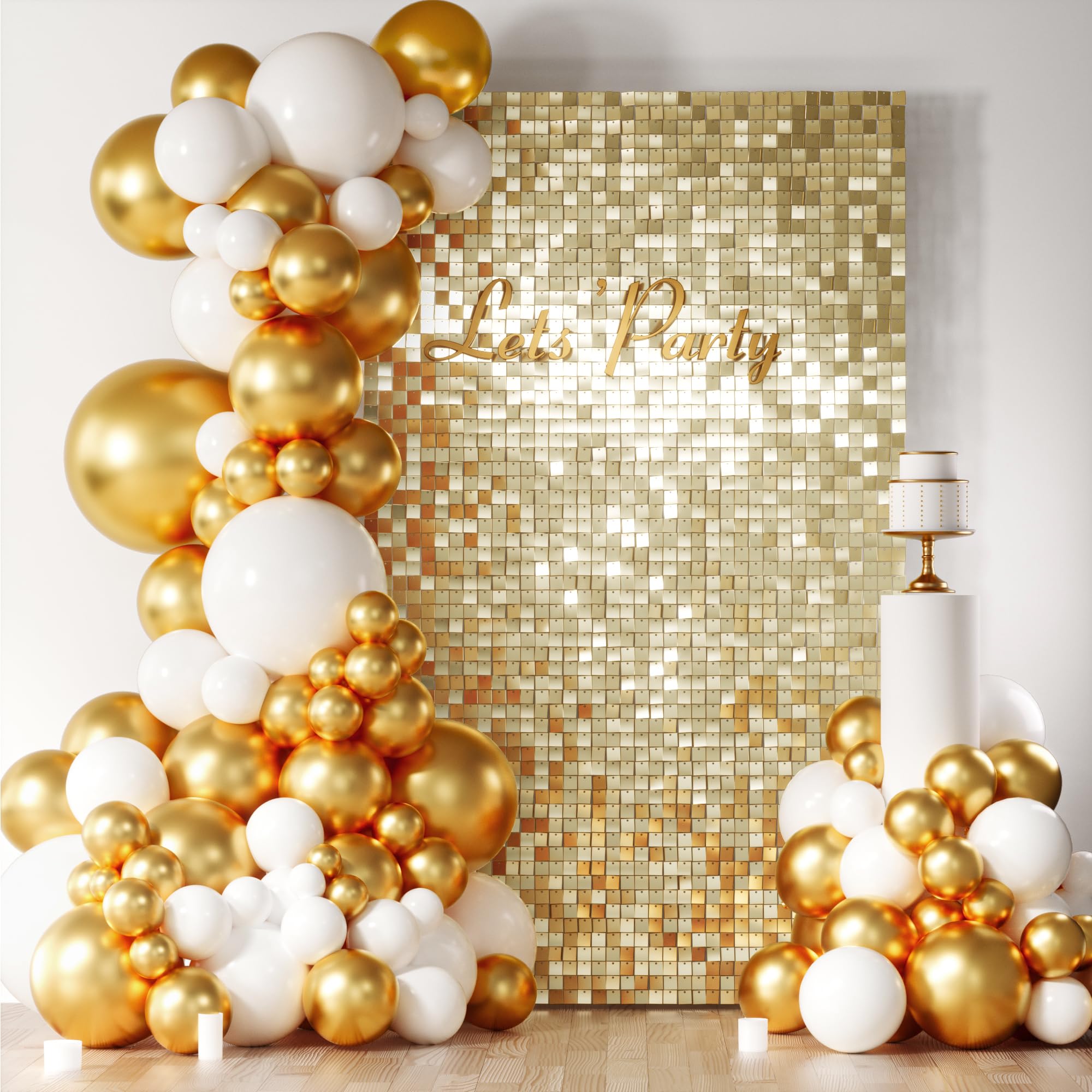 Square Sequin Shimmer Photo Backdrop for Parties & Events