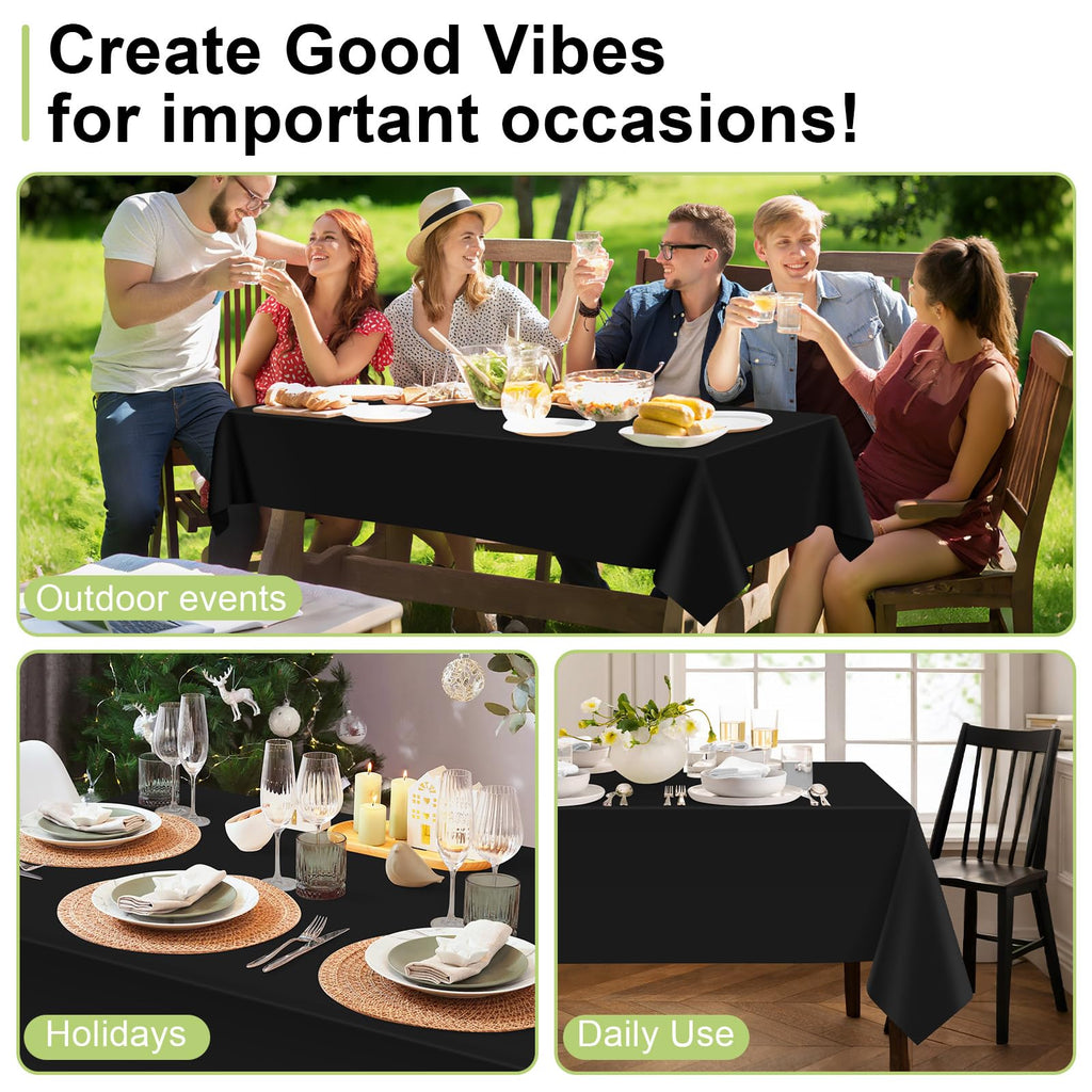 Disposable Plastic Tablecloth for Parties & Events
