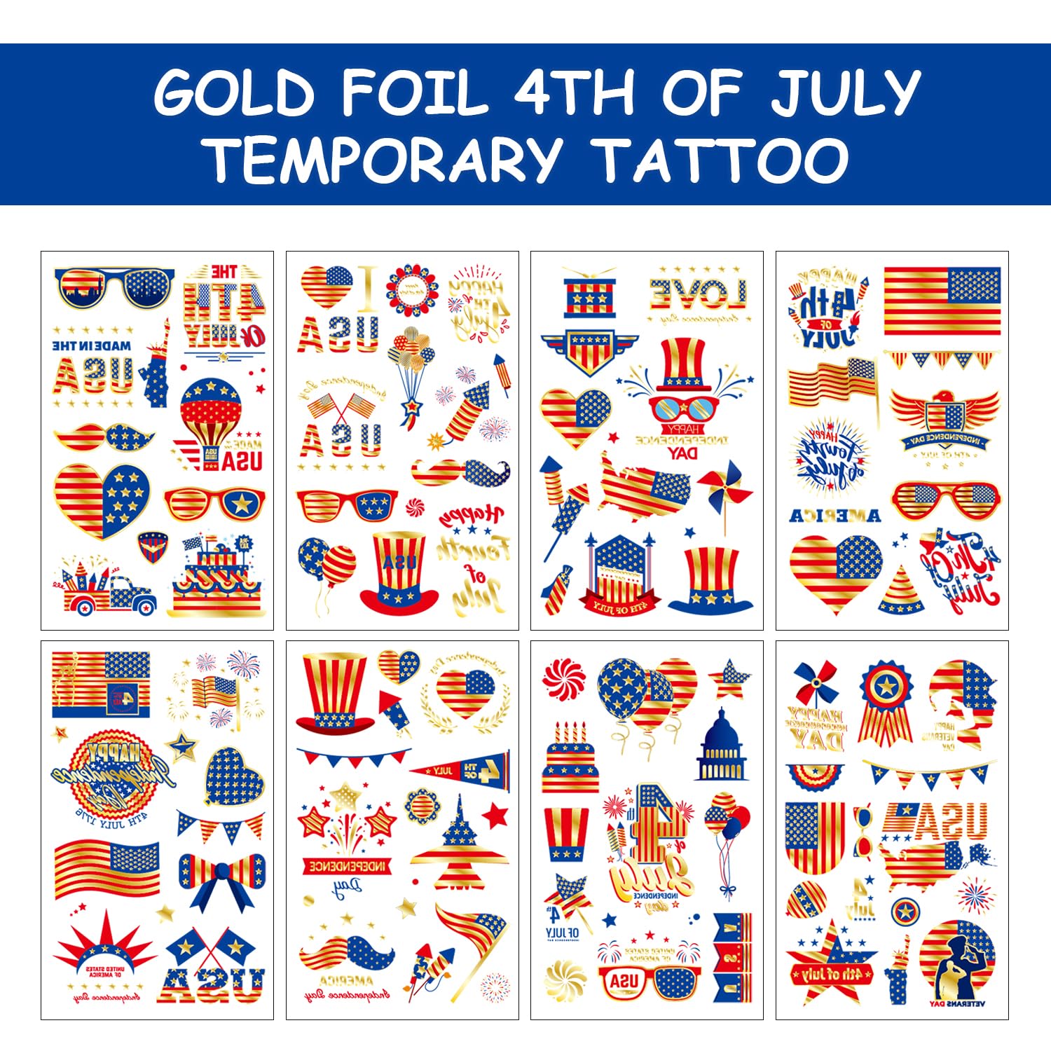 102-Style Tropical Luau Temporary Tattoo Party Pack