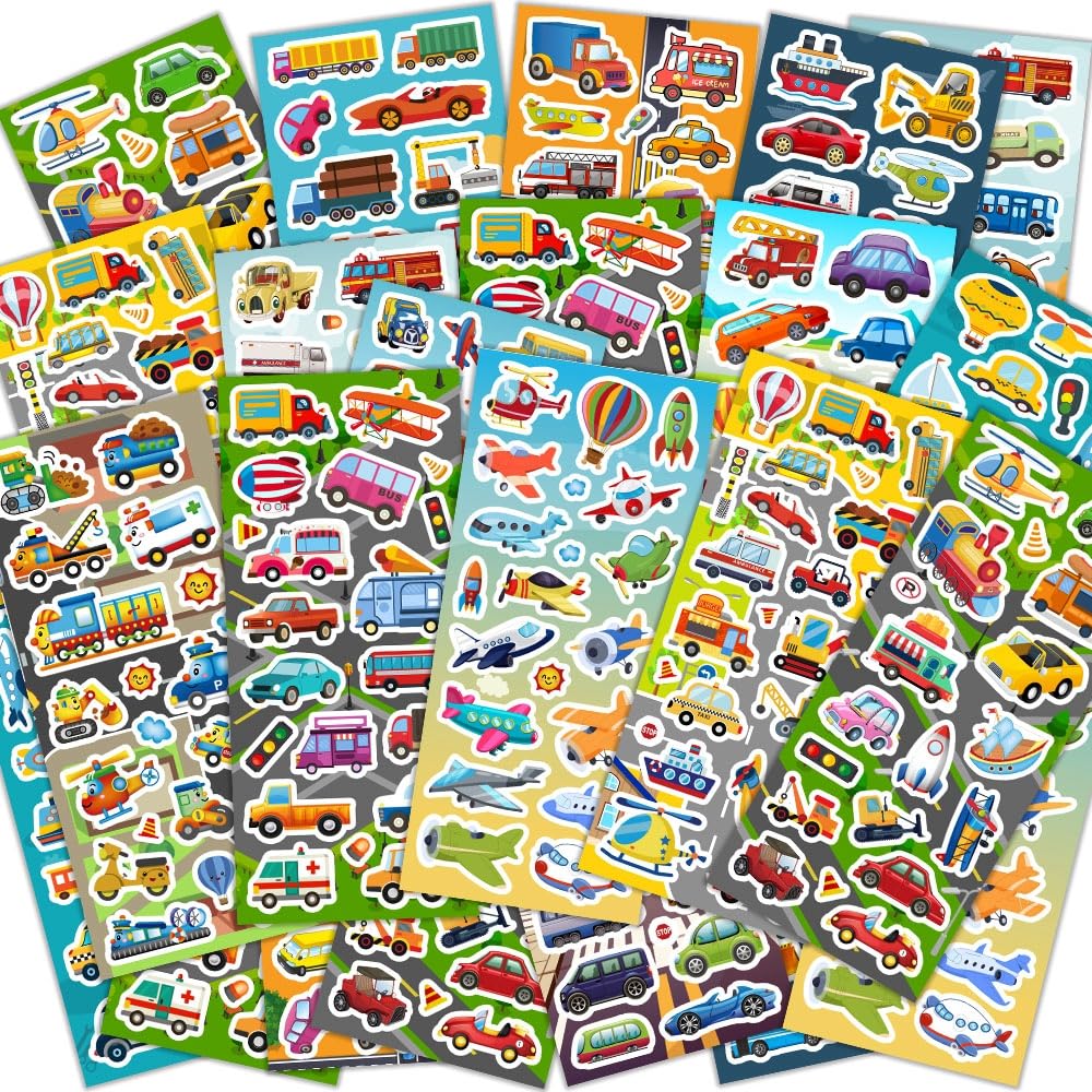 Kids Sticker Pack for Crafts, Scrapbooking & Party Favors