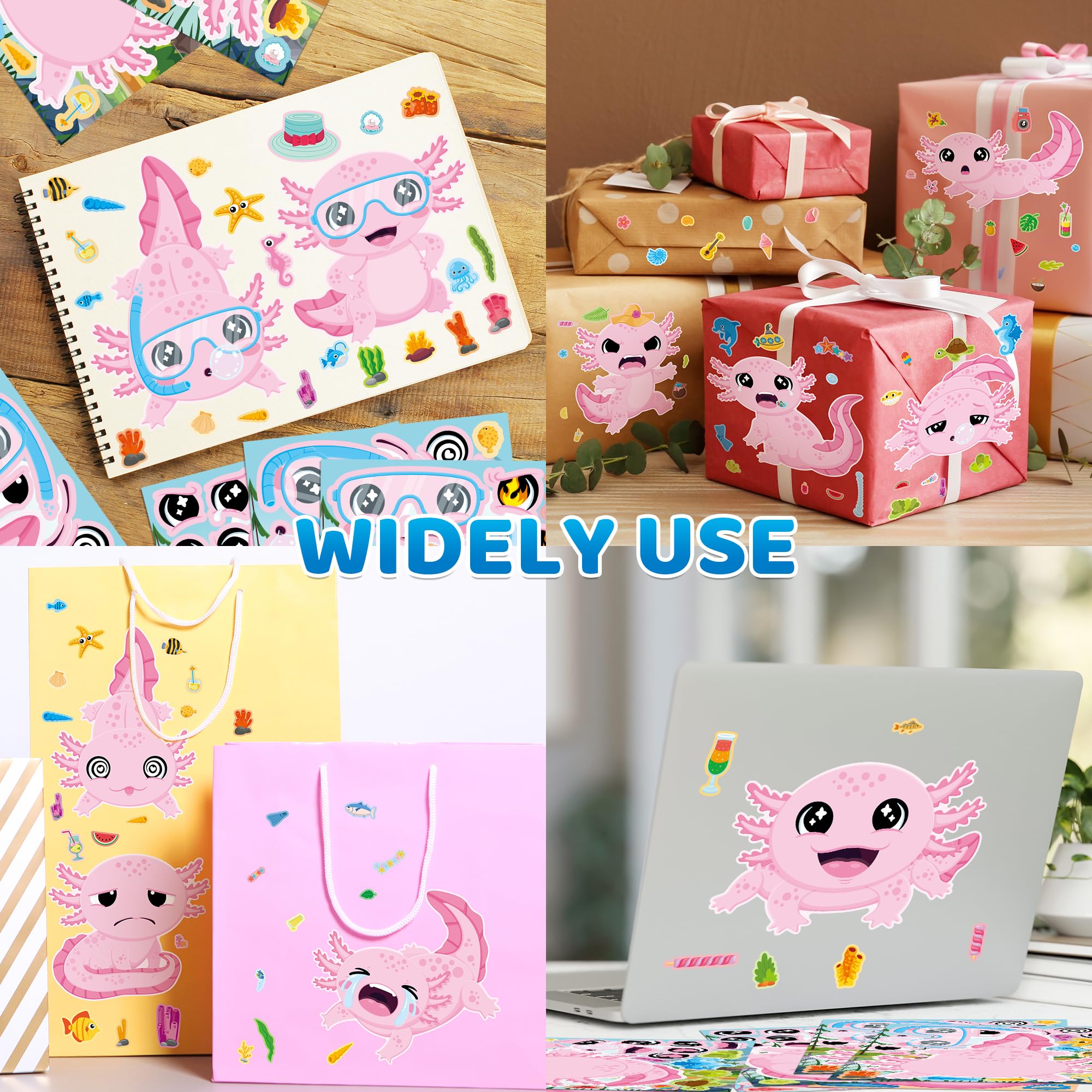 48-Sheet Make-Your-Own Face Sticker Activity Kit