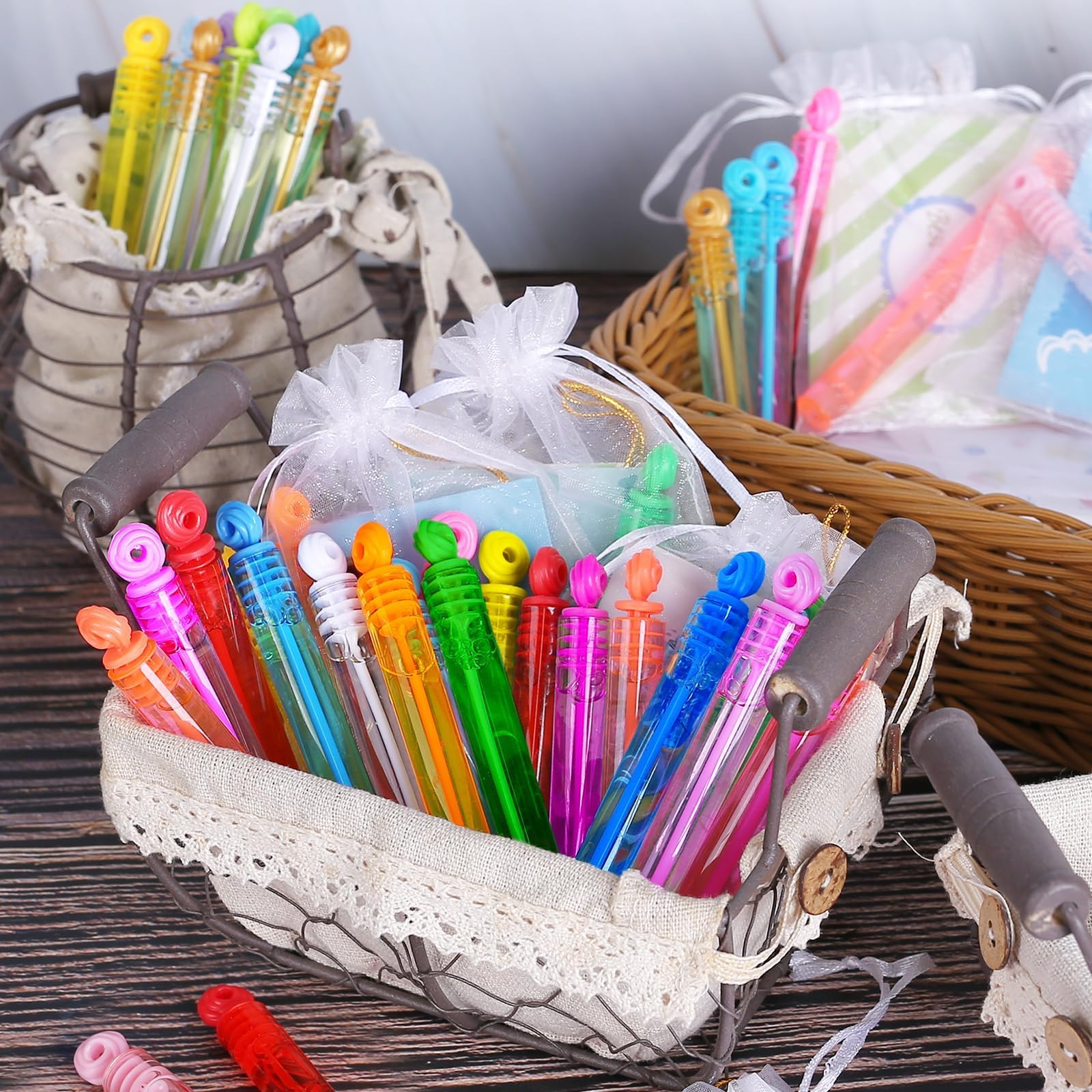 Mini Bubble Wand Party Favor Assortment for Kids