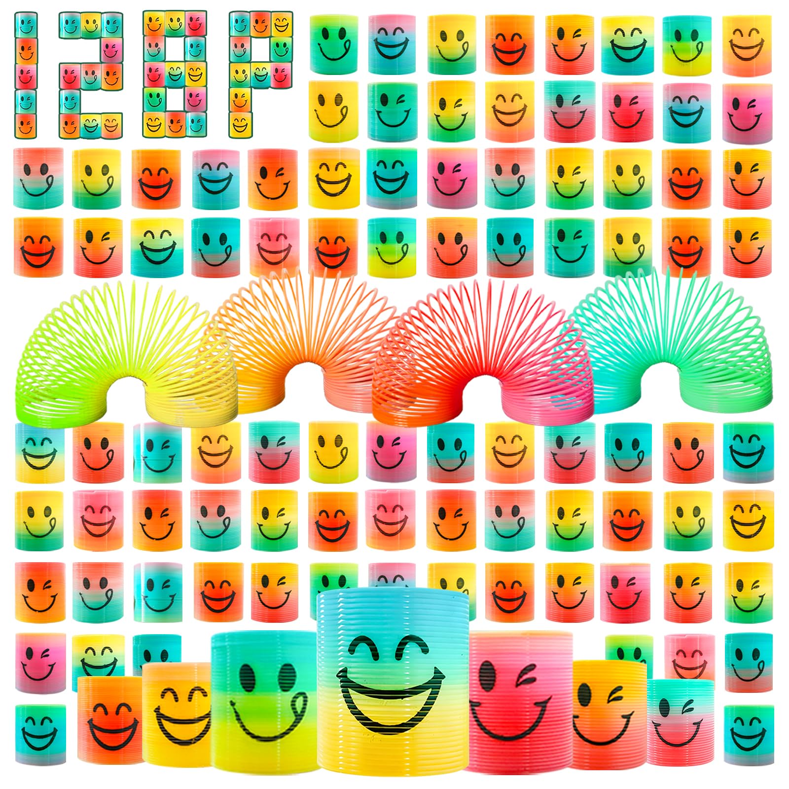 Colorful Mini Spring Toy Party Favor Pack for Kids