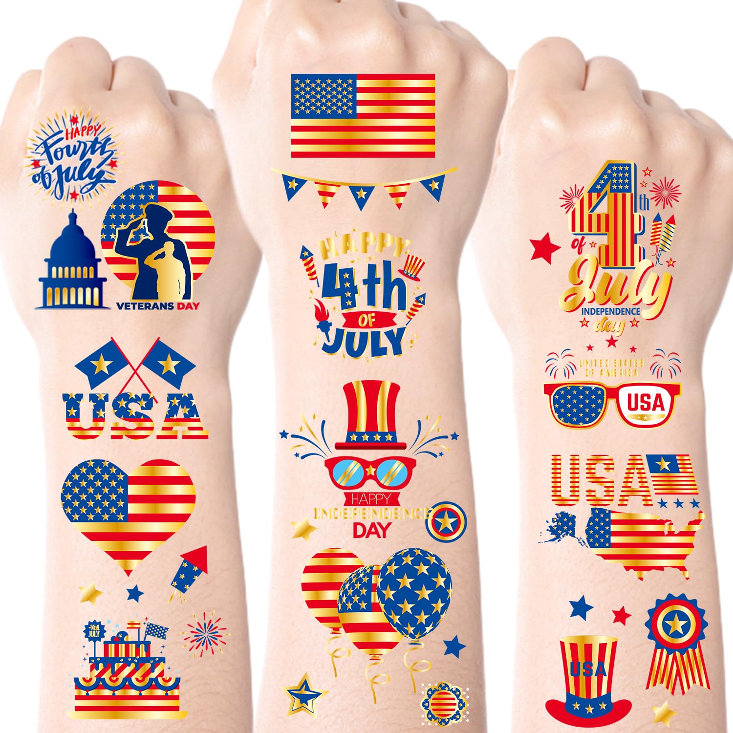 102-Style Tropical Luau Temporary Tattoo Party Pack