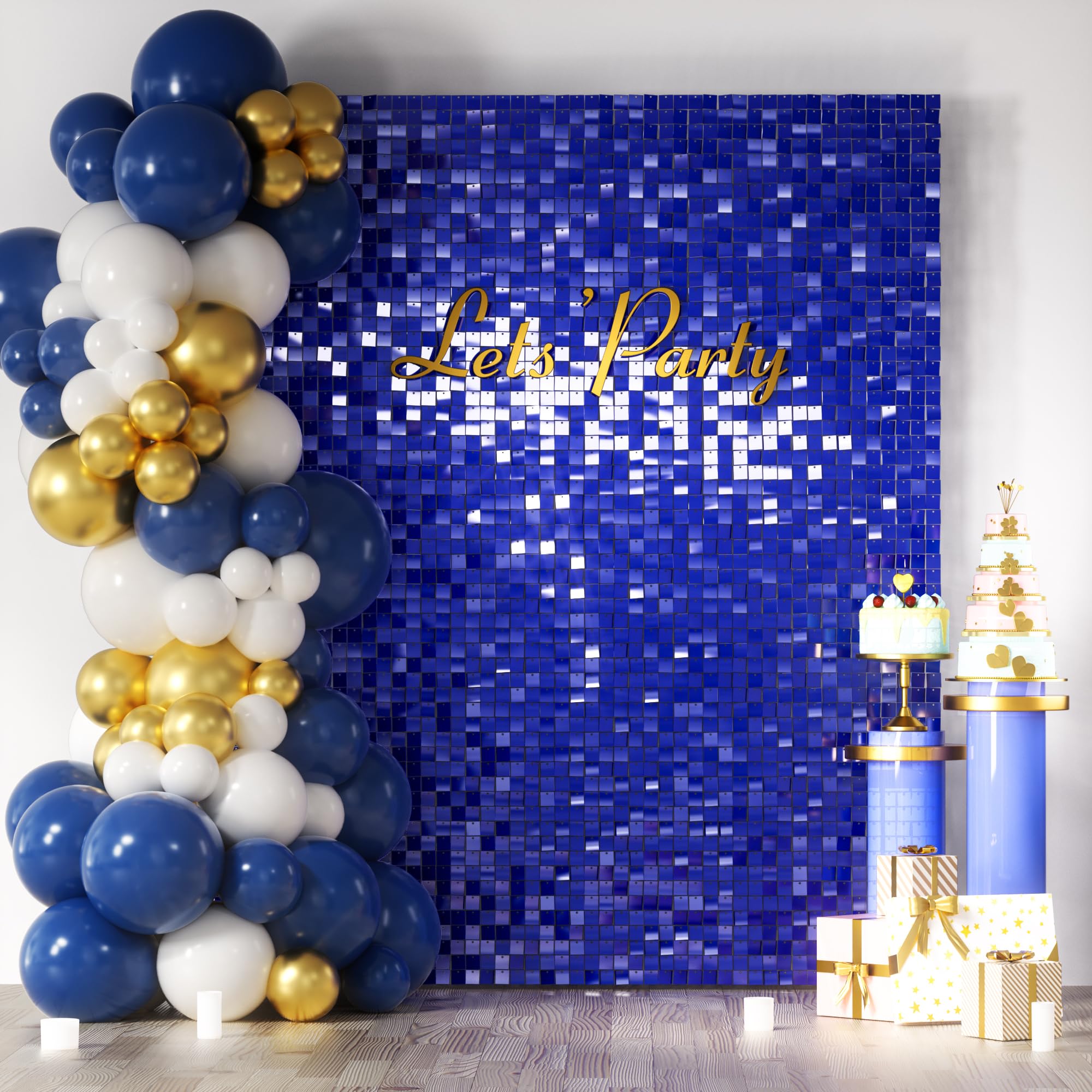 Square Sequin Shimmer Photo Backdrop for Parties & Events