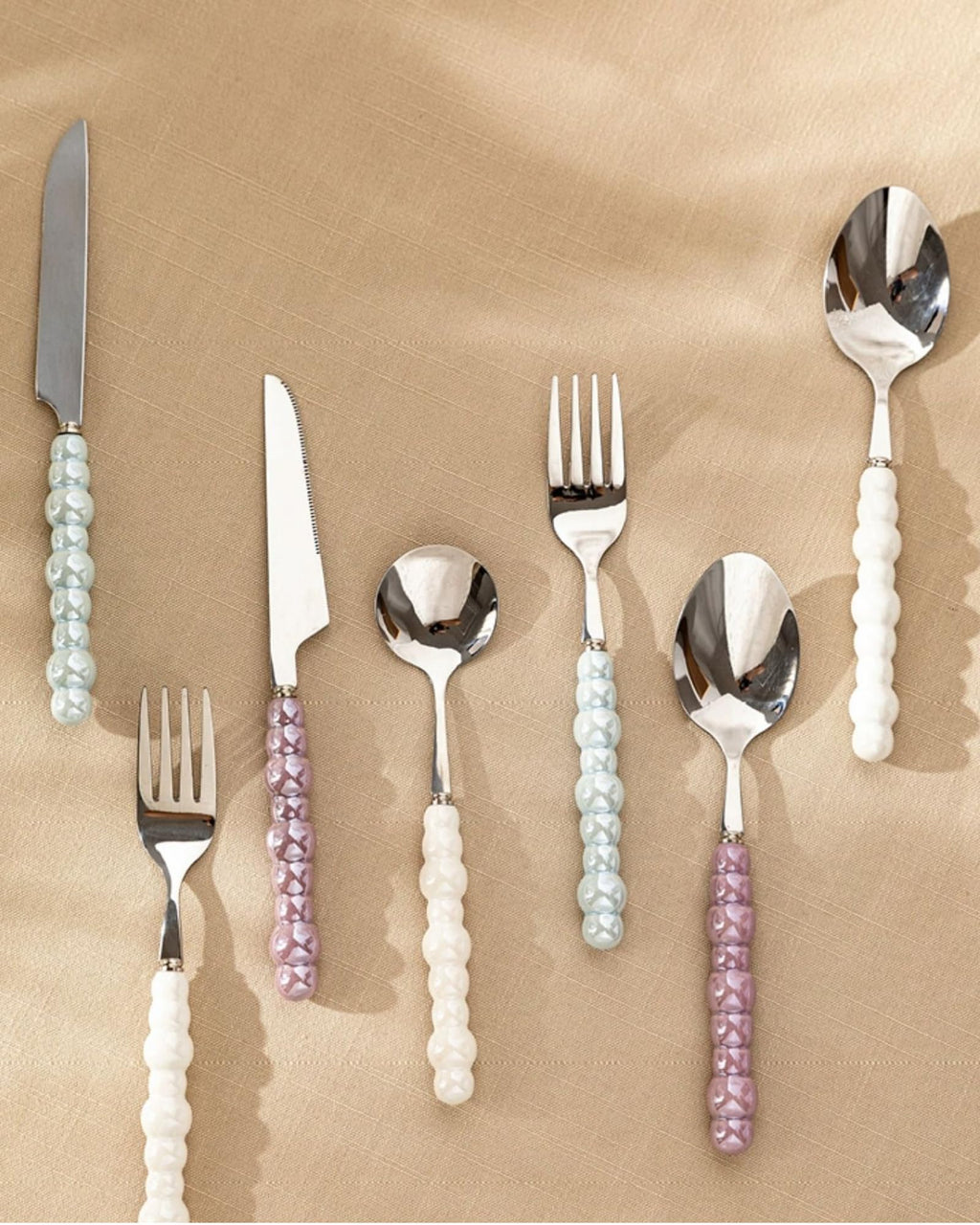 24-Piece Stainless Steel Flatware Set for 6 Guests