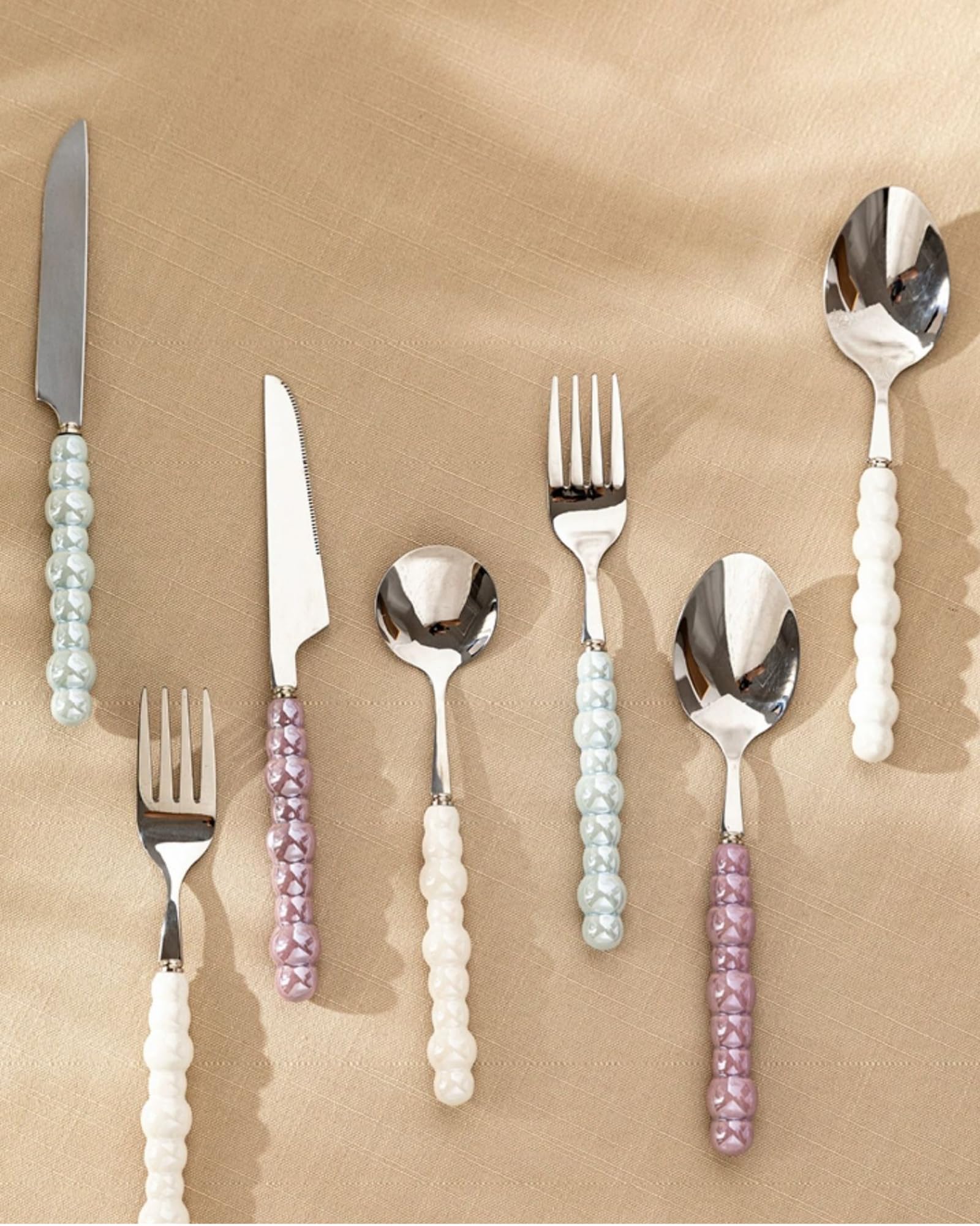 24-Piece Stainless Steel Flatware Set for 6 Guests