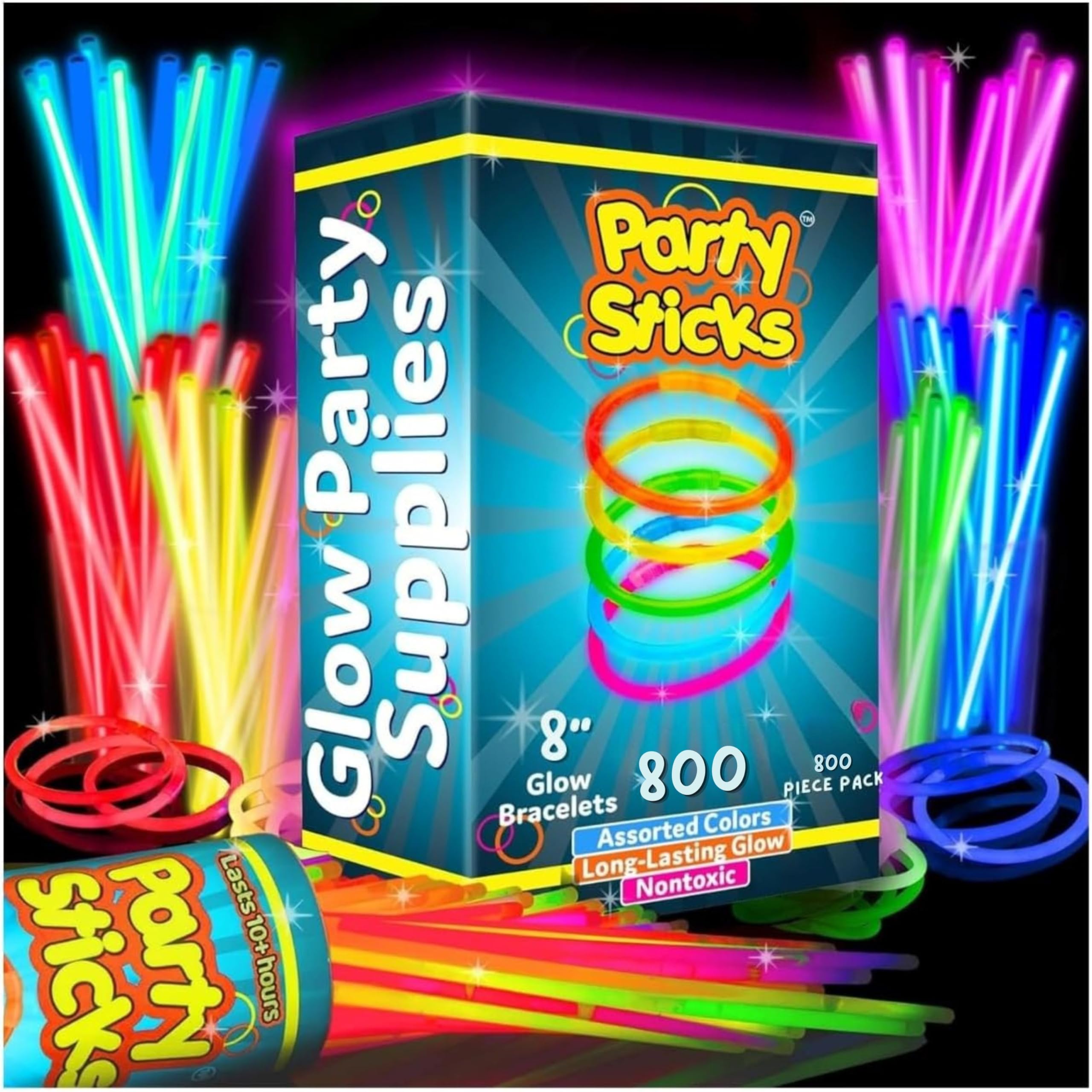 Glow Sticks, Necklaces & Bracelets Party Favor Set