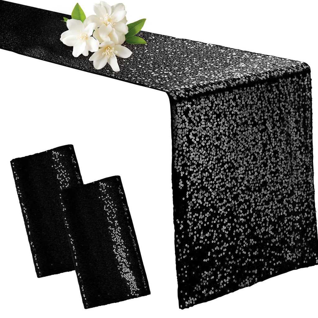 12 x 72-Inch Sequin Table Runner for Parties & Events