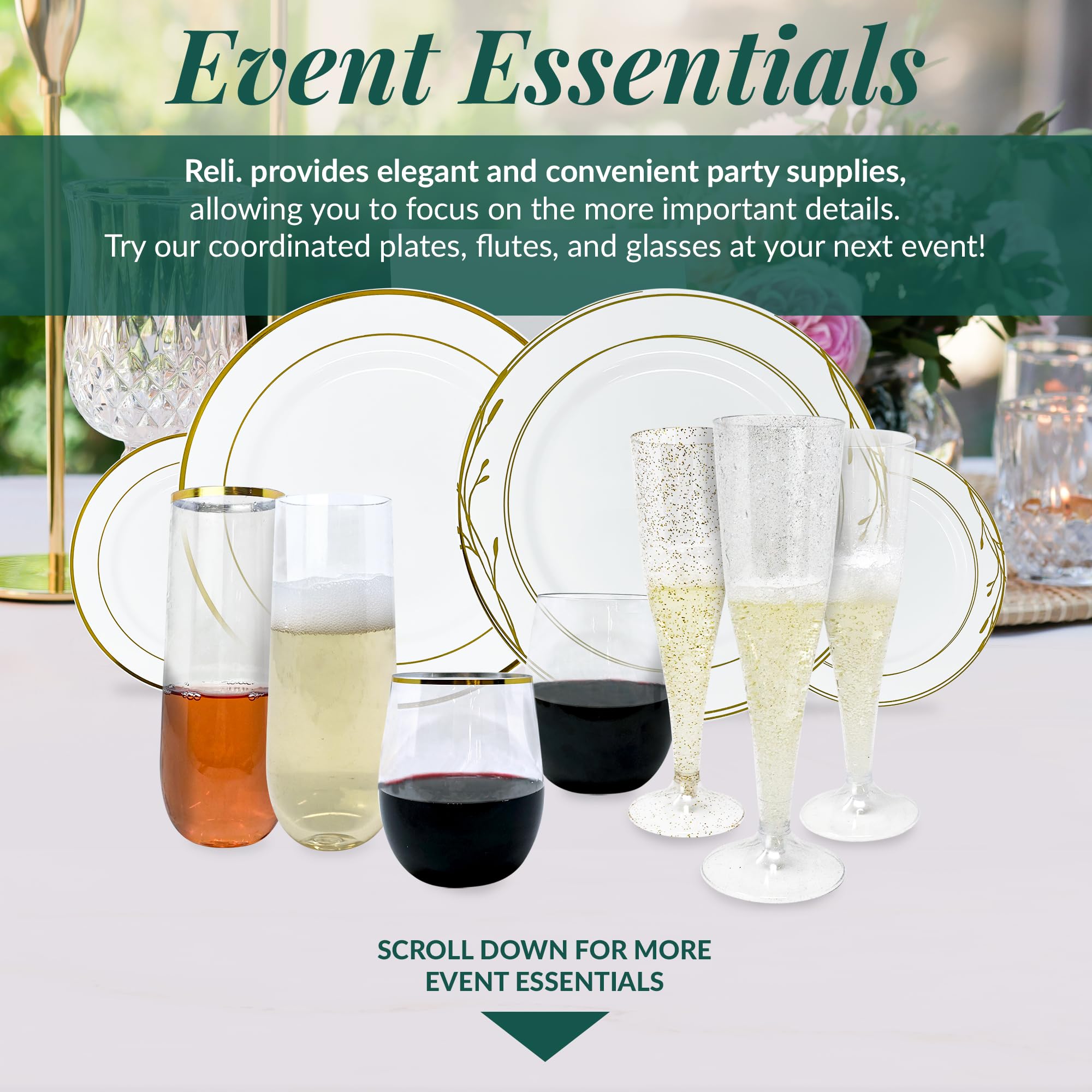 48-Pack 12 oz Clear Disposable Wine Glasses