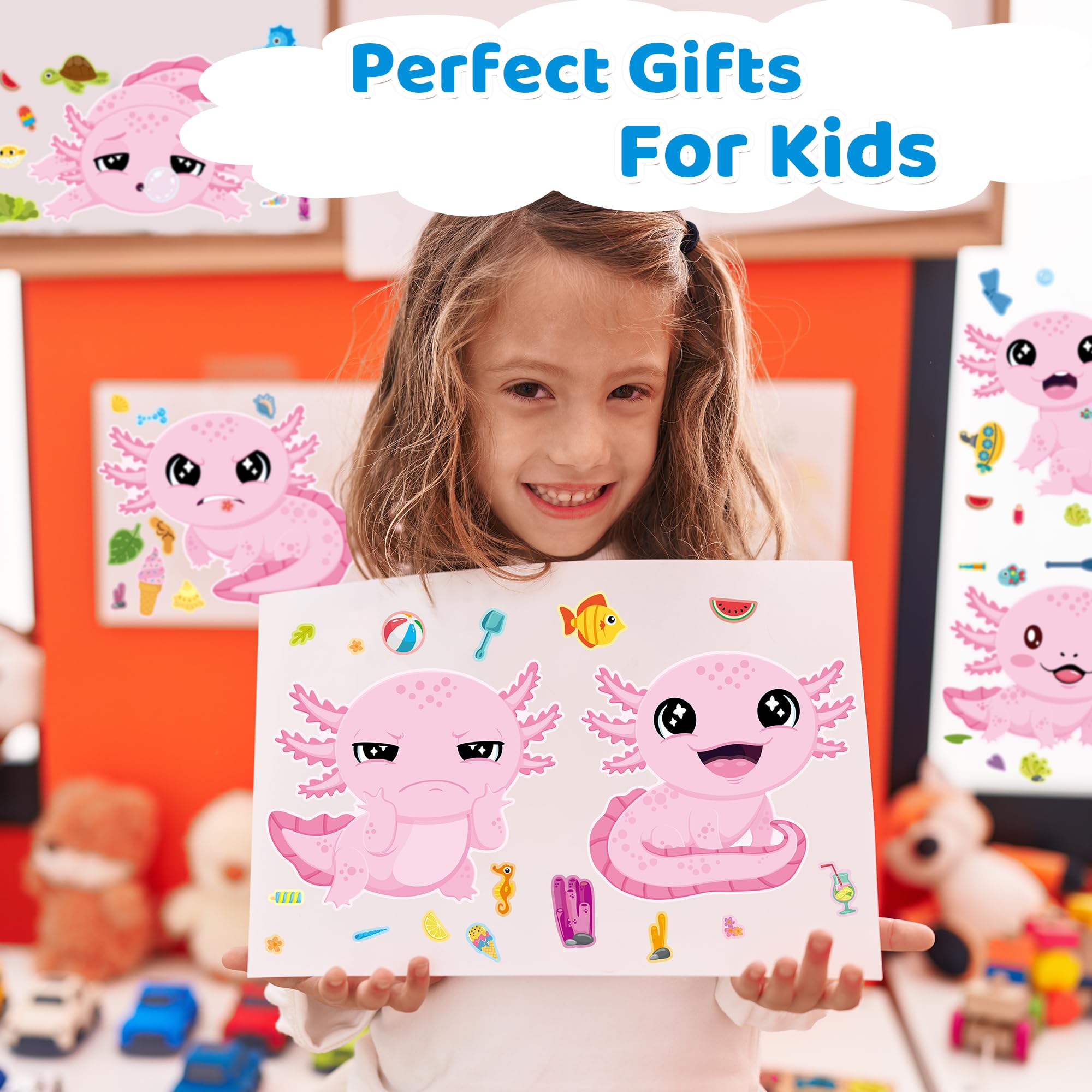 48-Sheet Make-Your-Own Face Sticker Activity Kit
