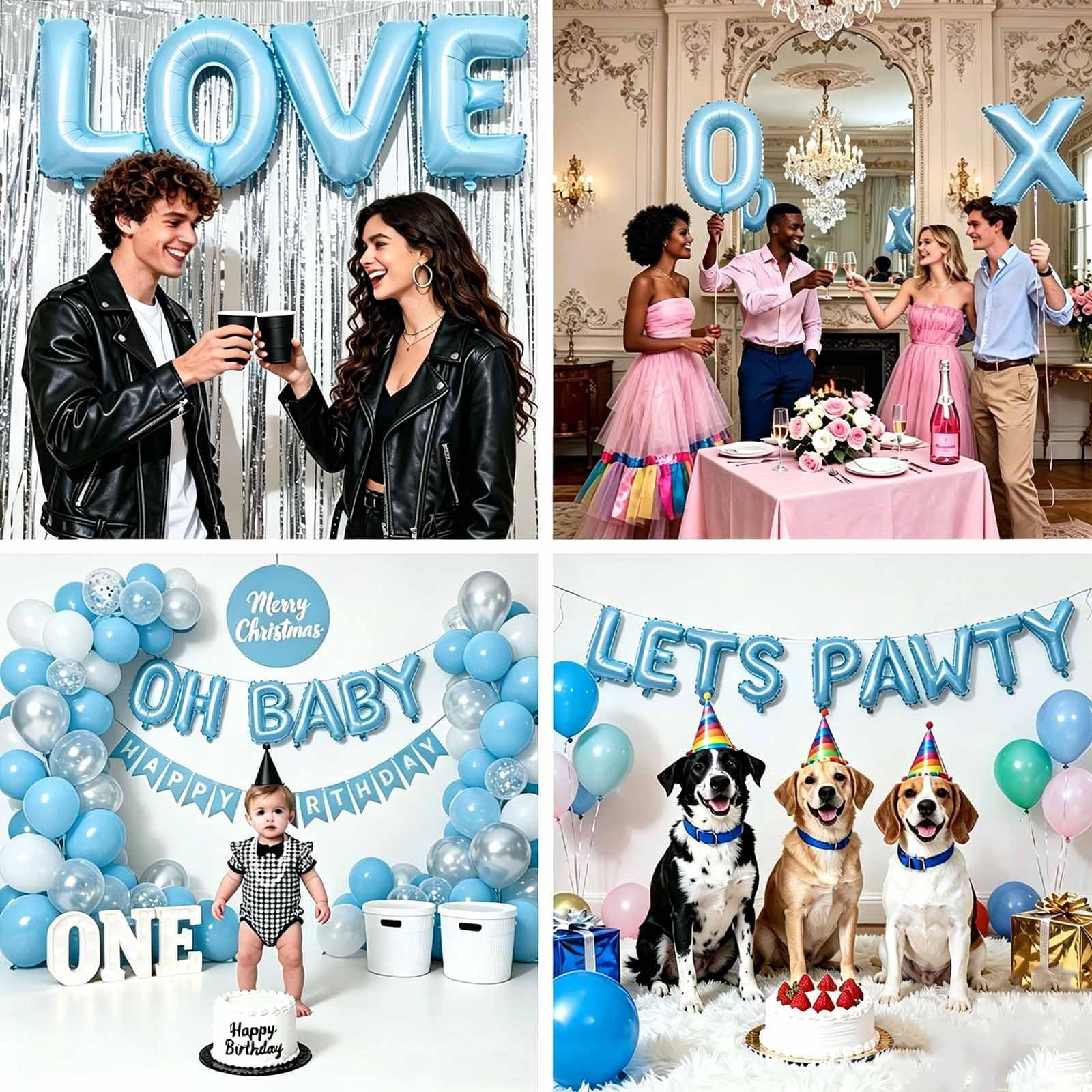 98 Pcs Gold Letter Balloons, Custom 3 Set A-Z Set for Personalizing Names & Phrases Party Supplies Banners - with 1 Set AEOLMPRST 20Pcs for Wedding/Birthdays/Annivs/Grads Party Banner Custom Phrase