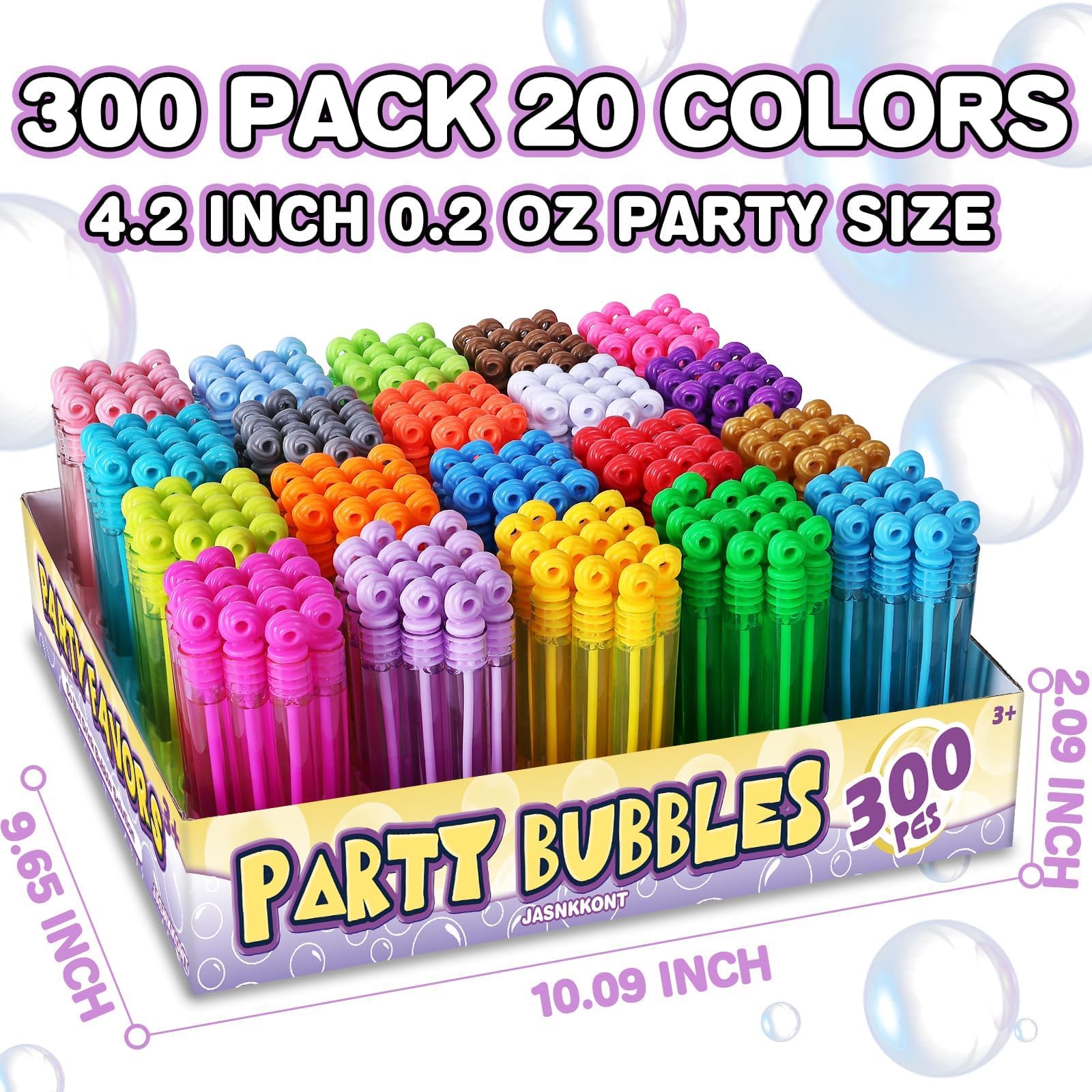 Mini Bubble Wand Party Favor Assortment for Kids