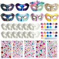27-Piece Paper Mache Mask Decorating Activity Kit